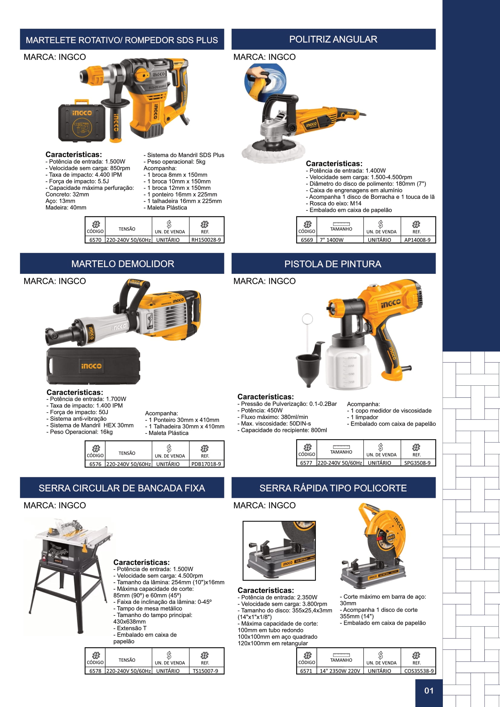 Item FERRAMENTAS ELETRICAS