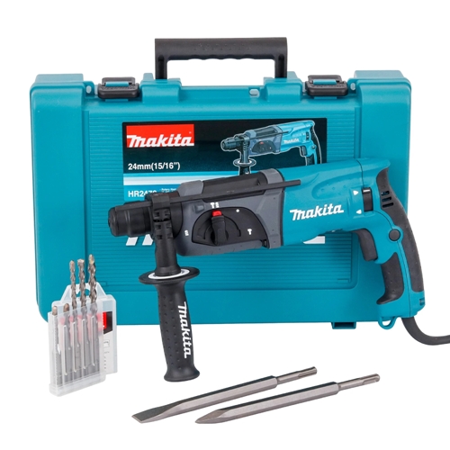 Item Martelete Combinado SDS PLUS 800W com Maleta - MAKITA-HR2470