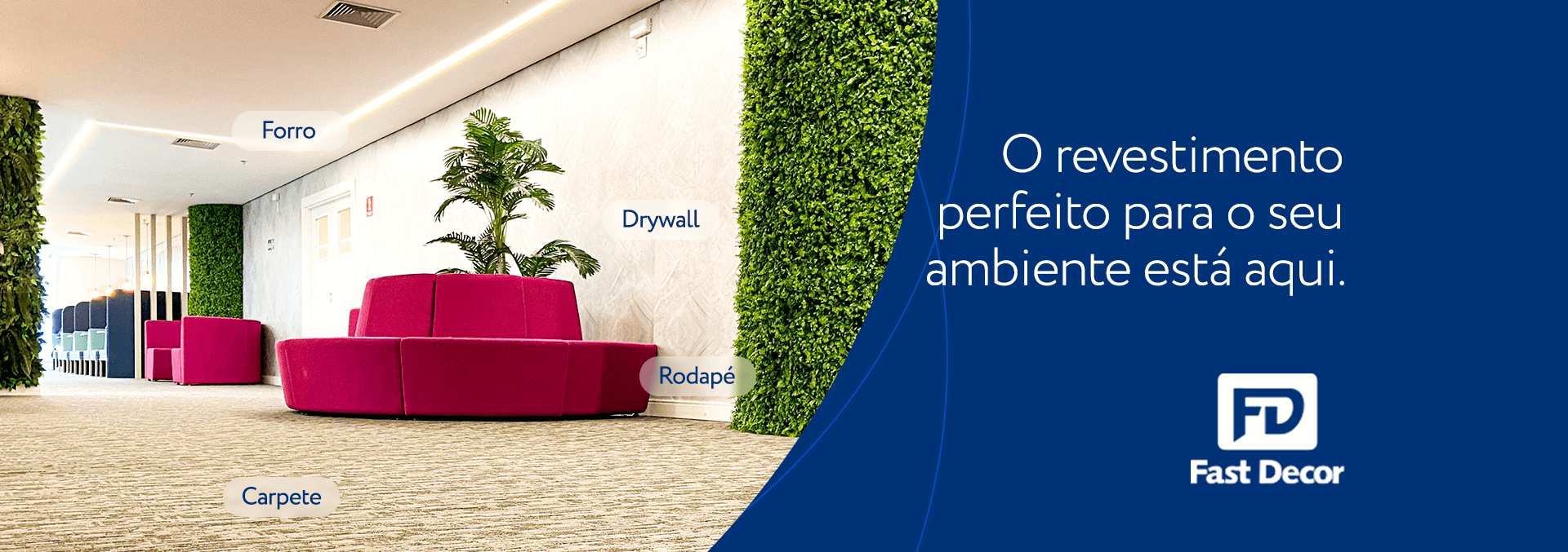 Logo da empresa FAST DECOR PISOS CARPETES E DRYWALL LTDA