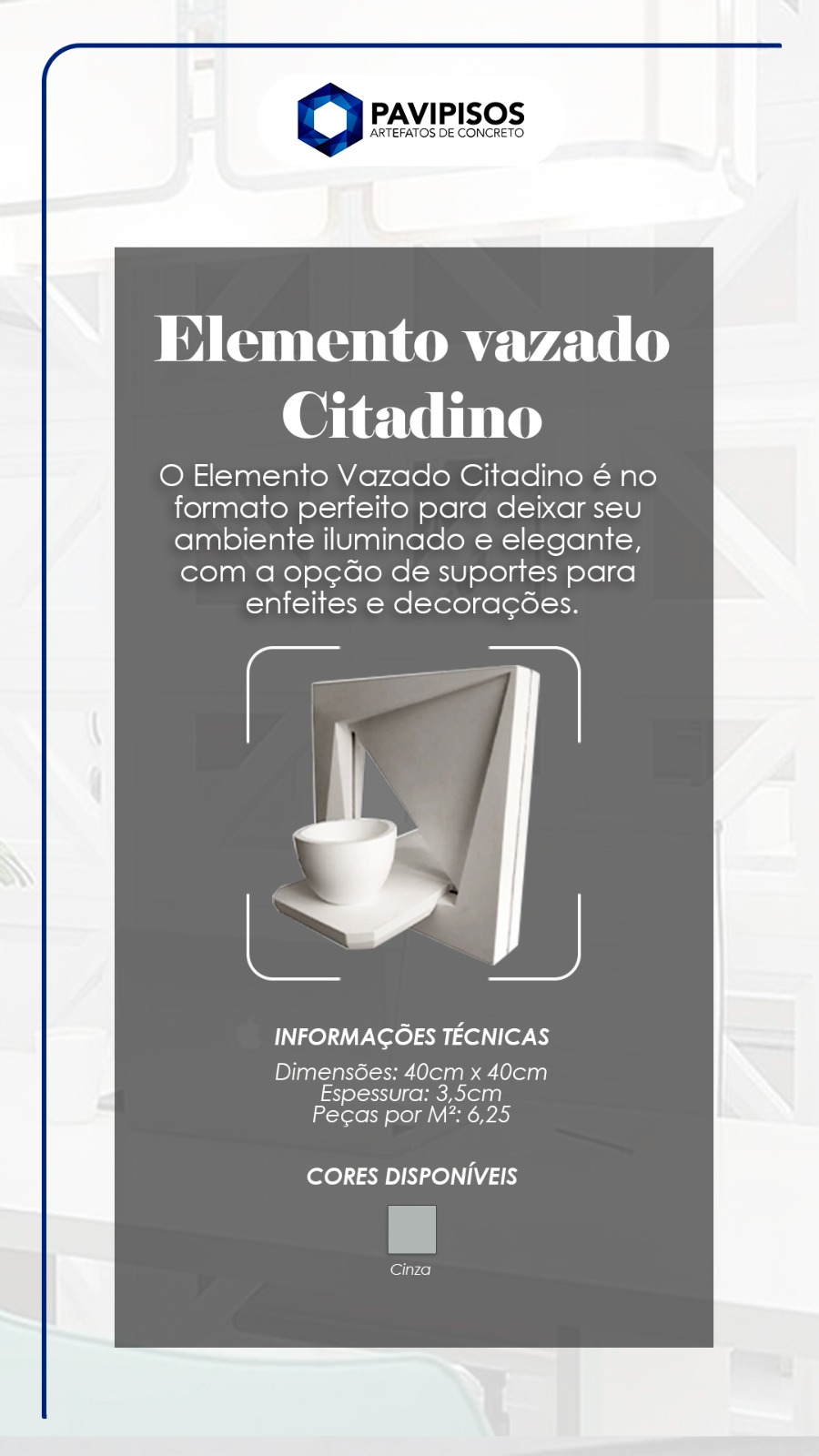 Item Elementos Vazados