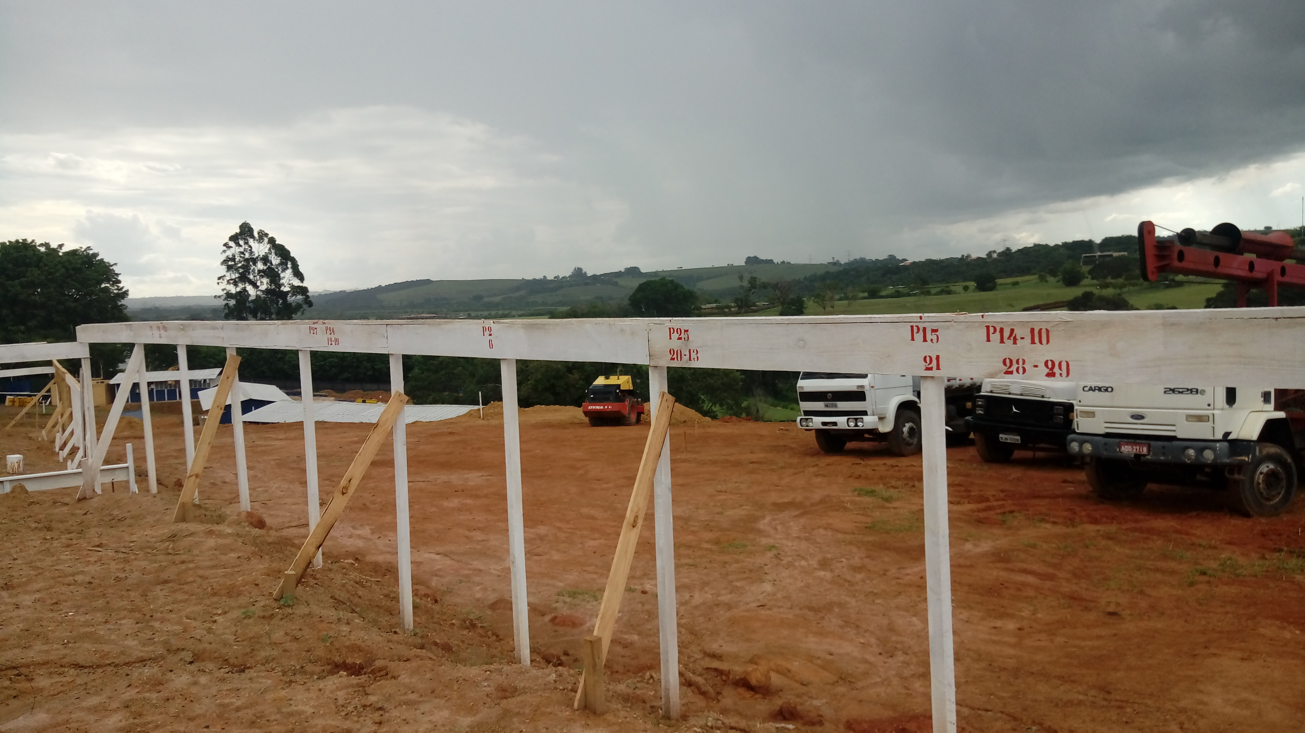 Item Marcação de Gabaritos de Obra