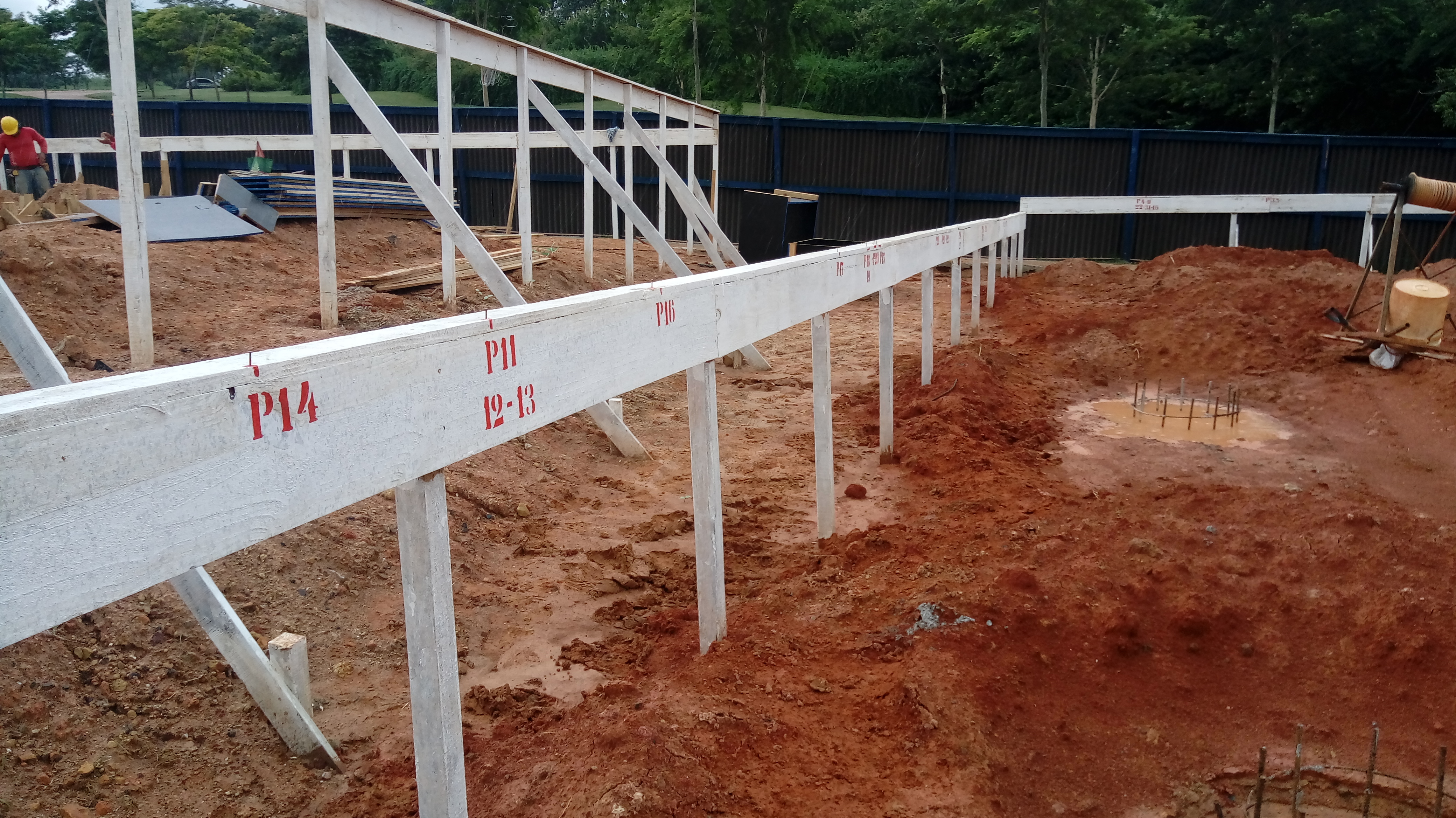 Item Marcação de Gabaritos de Obra