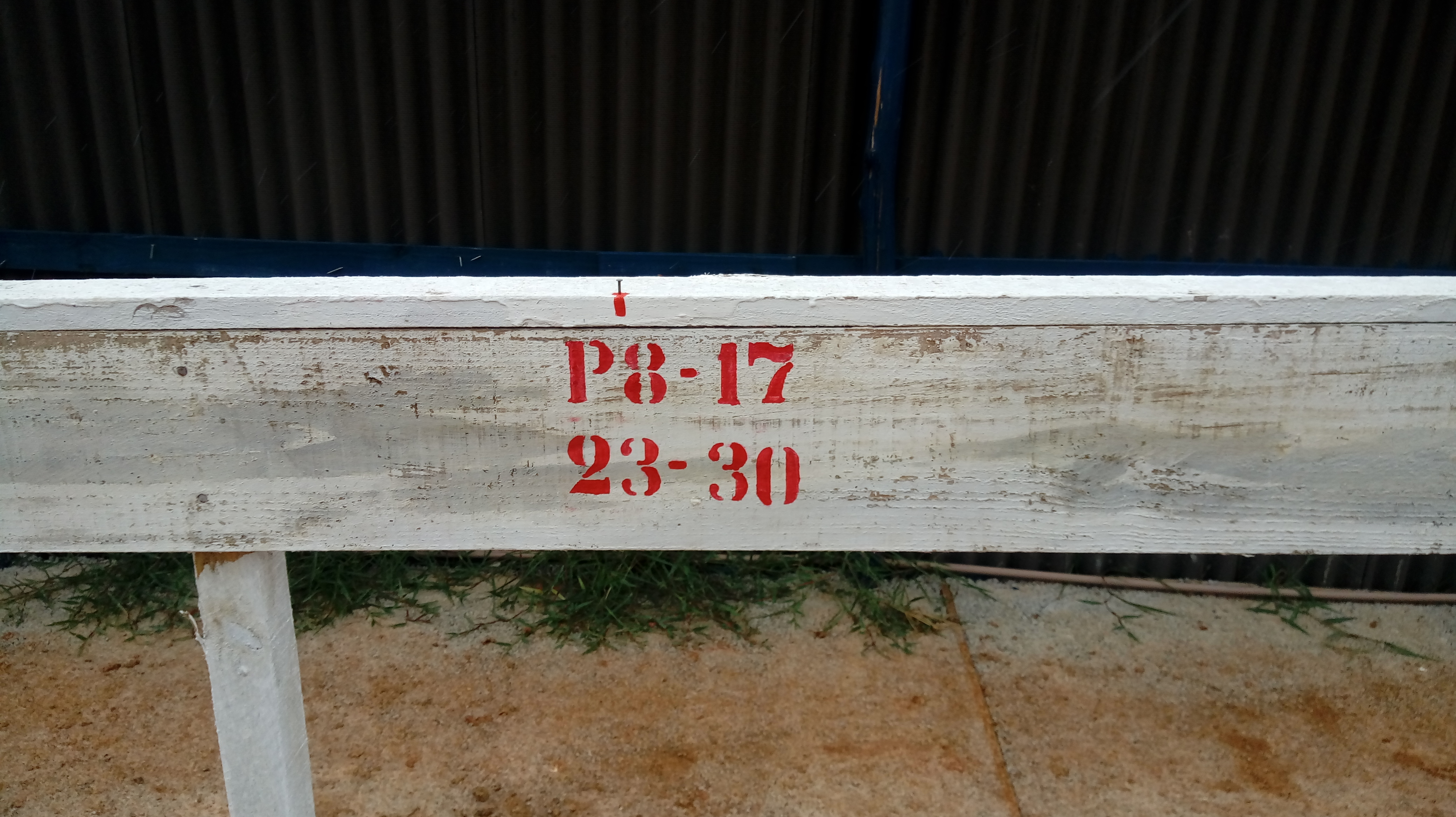 Item Marcação de Gabaritos de Obra