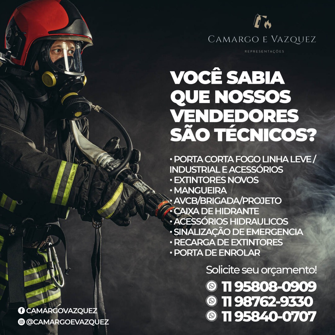 Item Equipamentos de combate a incêndio
