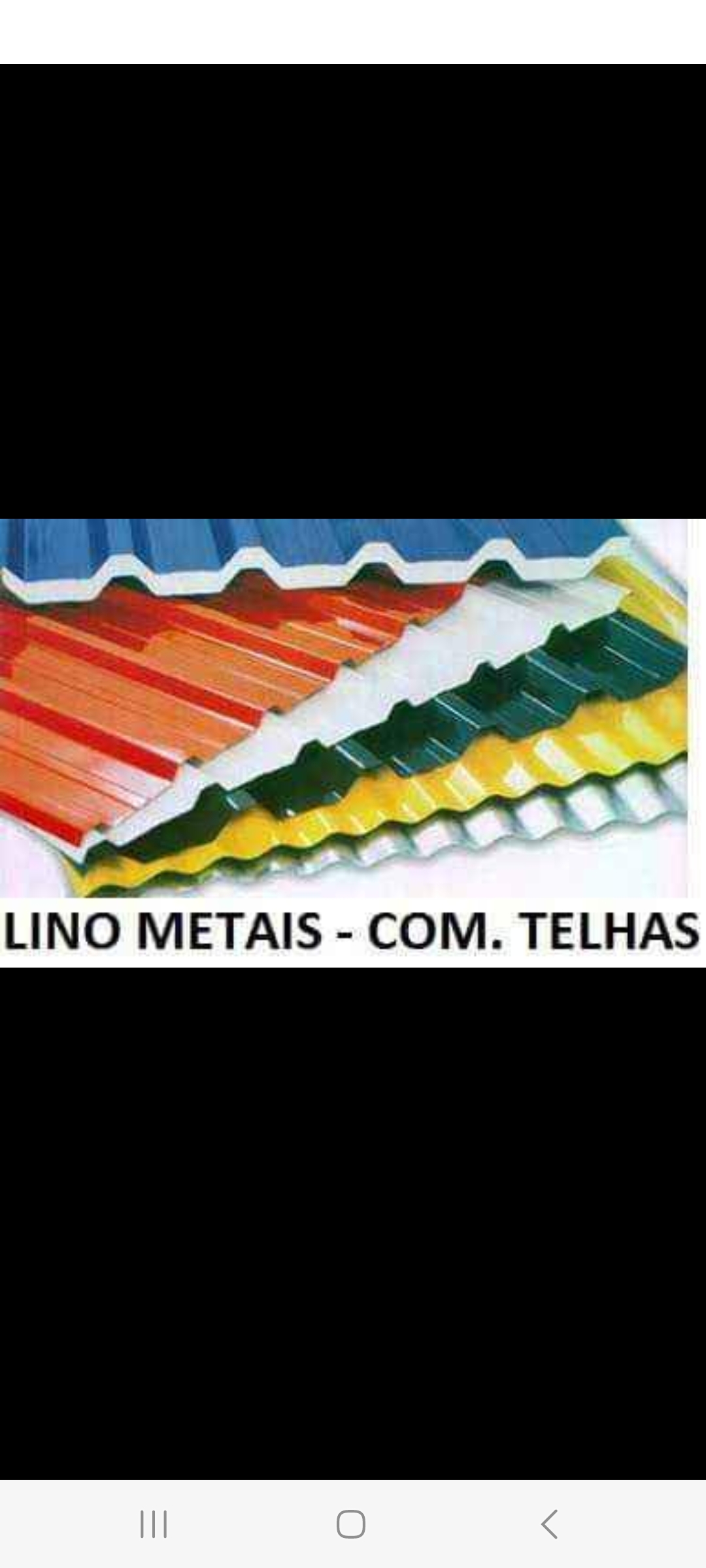 Item Telhas de aço galvalume