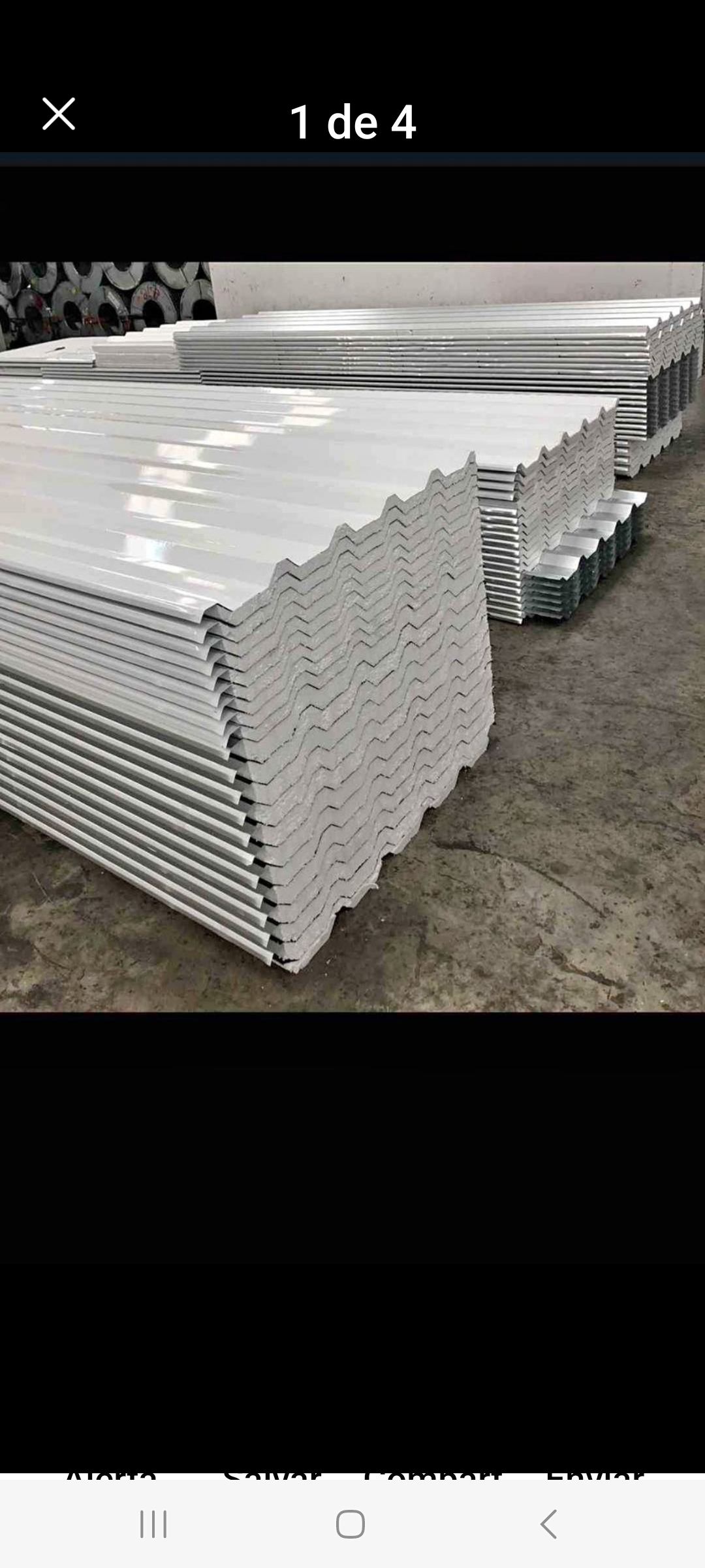 Item Telhas de aço galvalume