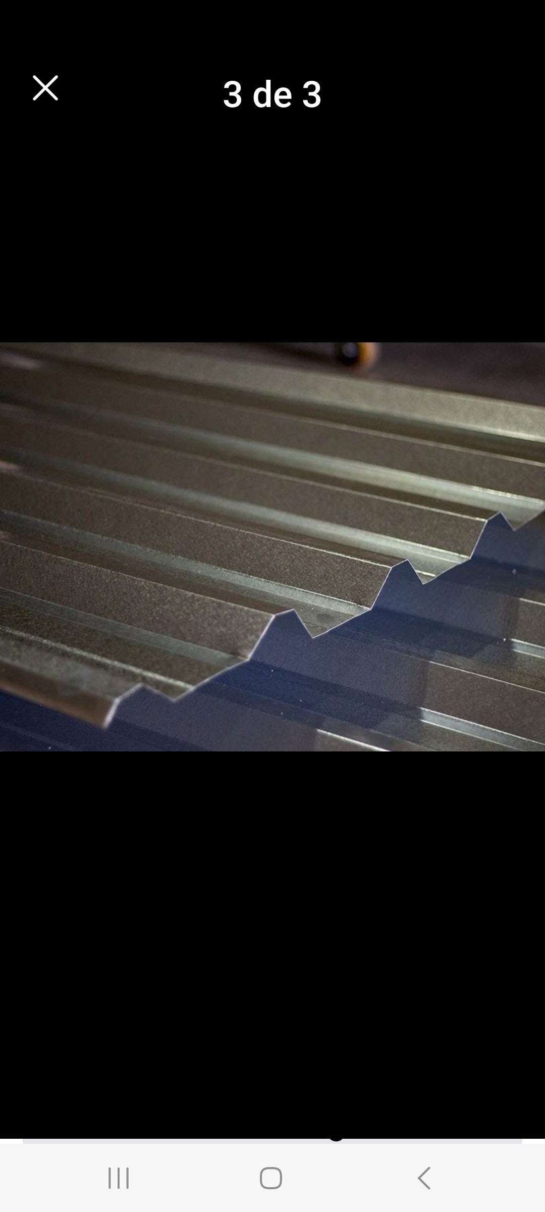 Item Telhas de aço galvalume