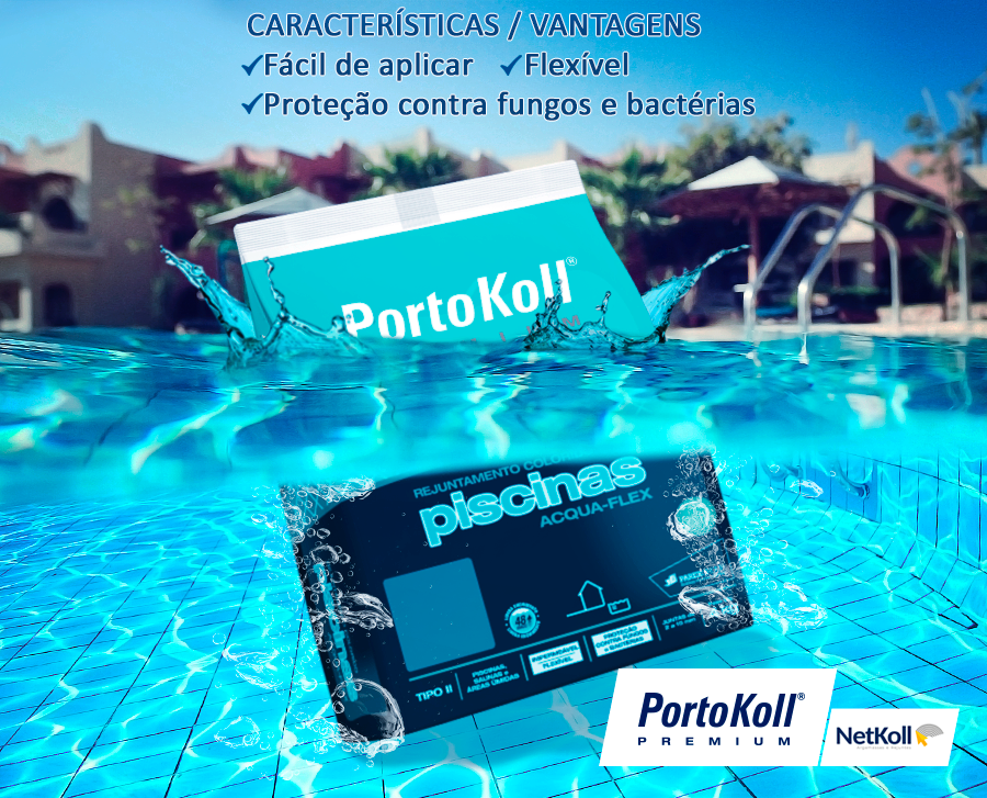 Item Rejunte Piscinas 4 Kg Acquaflex Azul Piscina Portokoll