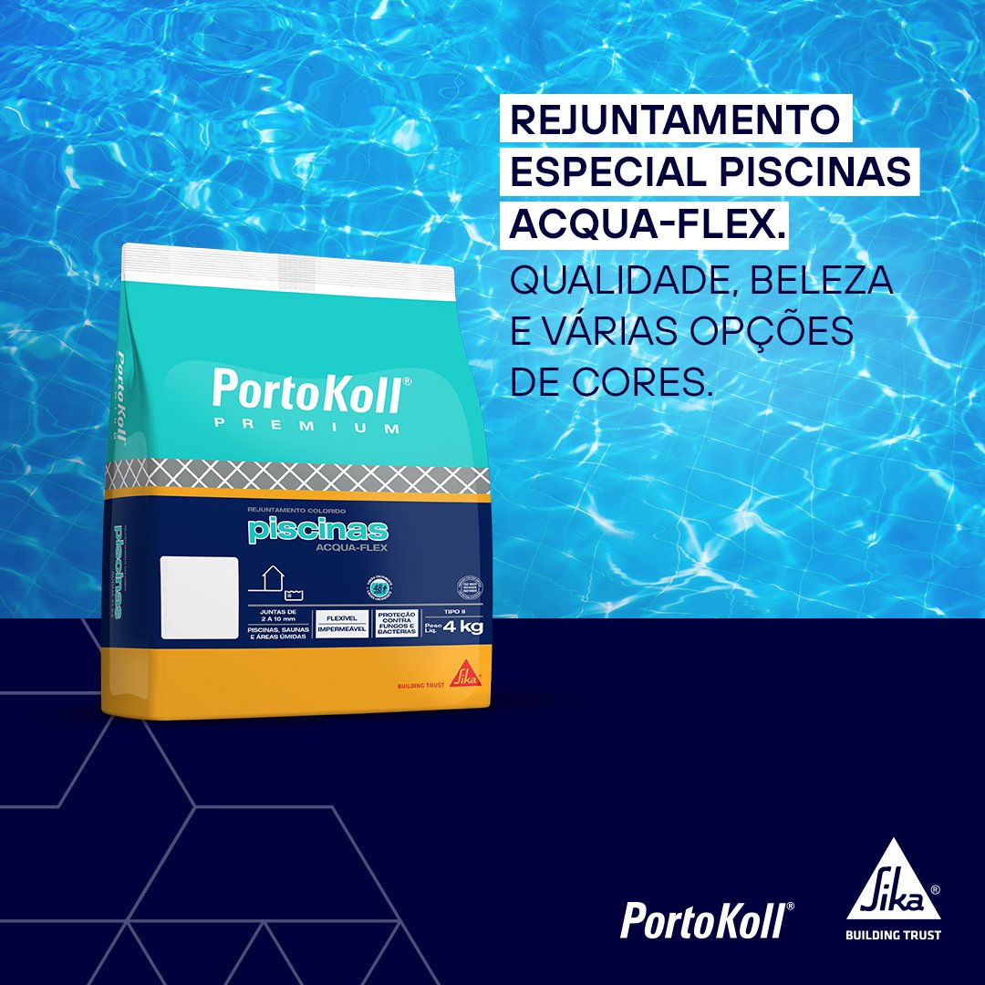 Item Rejunte Piscinas 4 Kg Acquaflex Azul Piscina Portokoll