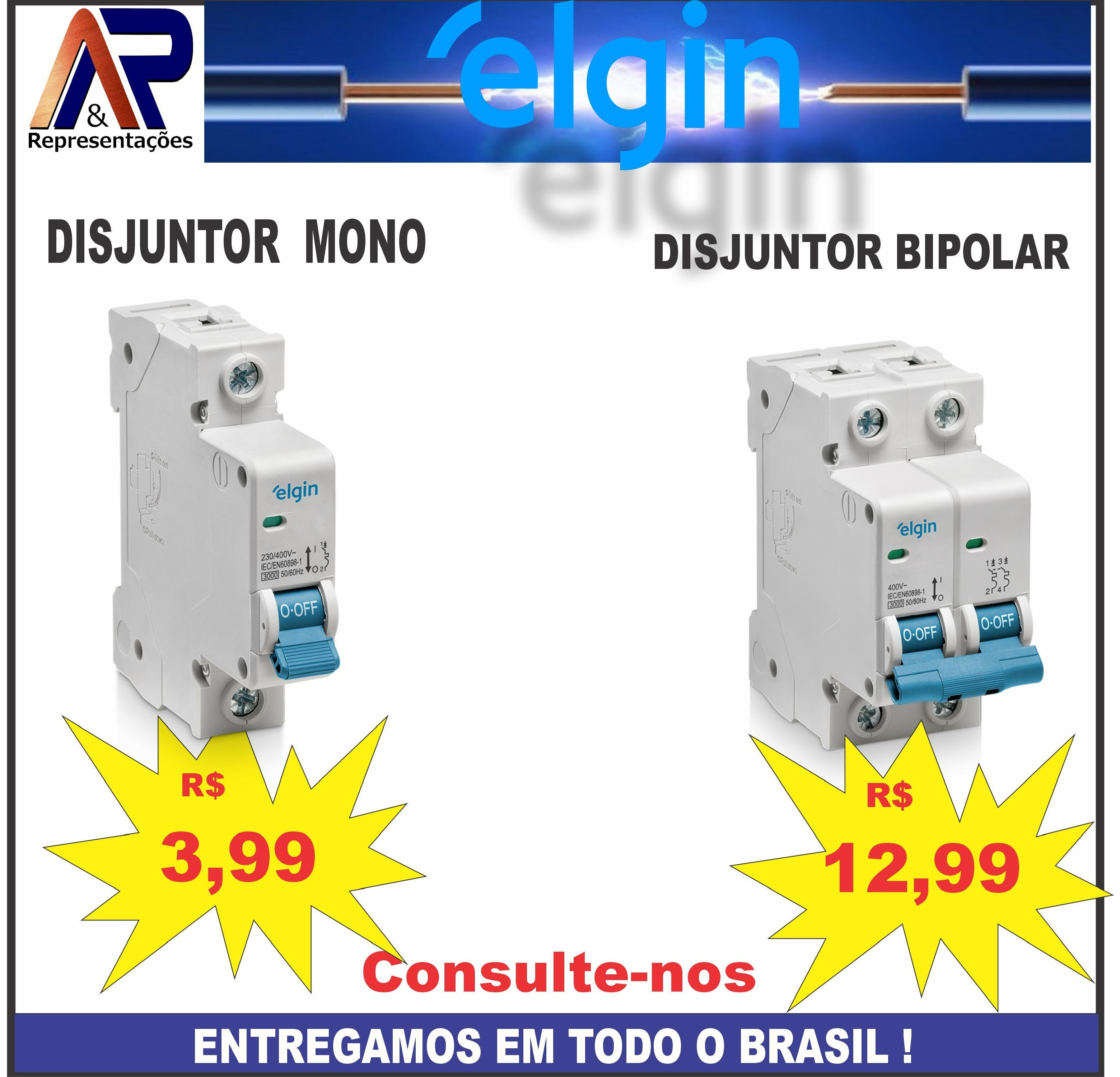Item IBRAC FIOS E CABOS - ELGIN - COPPERFIO - ENTRE OUTRAS FABRICAS DE ELTRICAS.