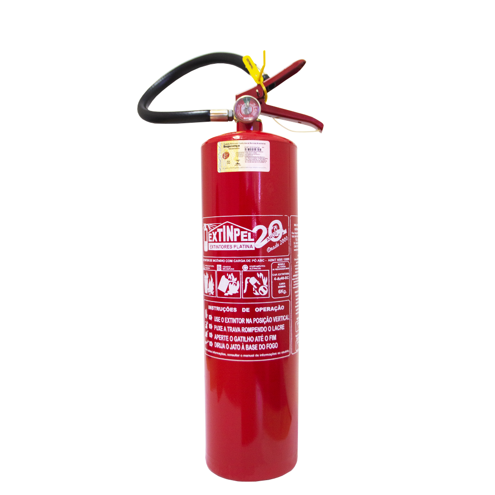Item Linha completa de extintores de baixa e alta pressão.