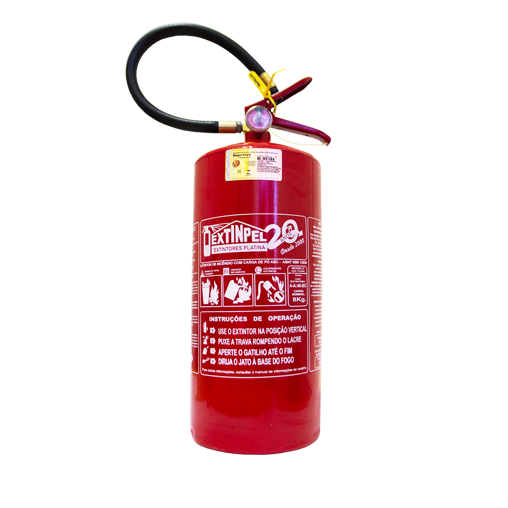 Item Linha completa de extintores de baixa e alta pressão.