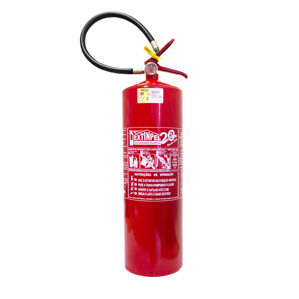 Item Linha completa de extintores de baixa e alta pressão.