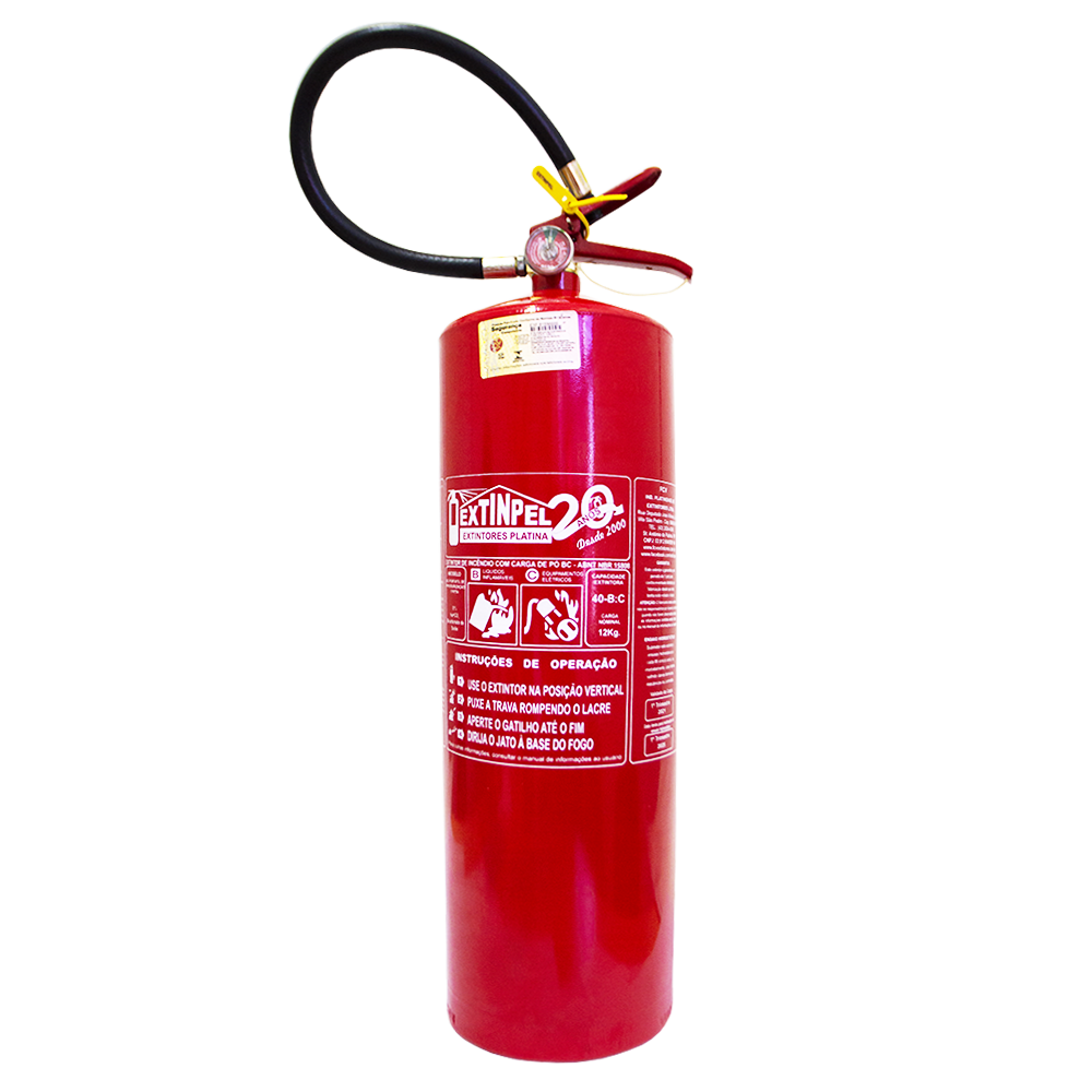 Item Linha completa de extintores de baixa e alta pressão.