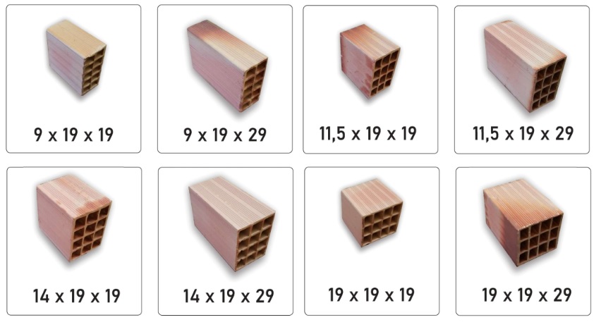 Item blocos de vedação