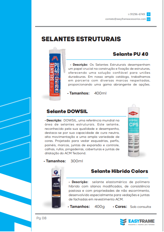 Item Selantes Estruturais