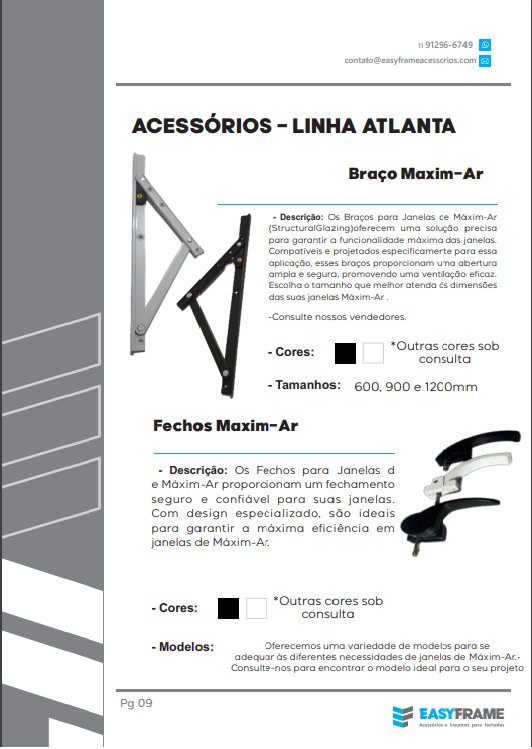 Item Acessorios Pele de Vidro Atlanta