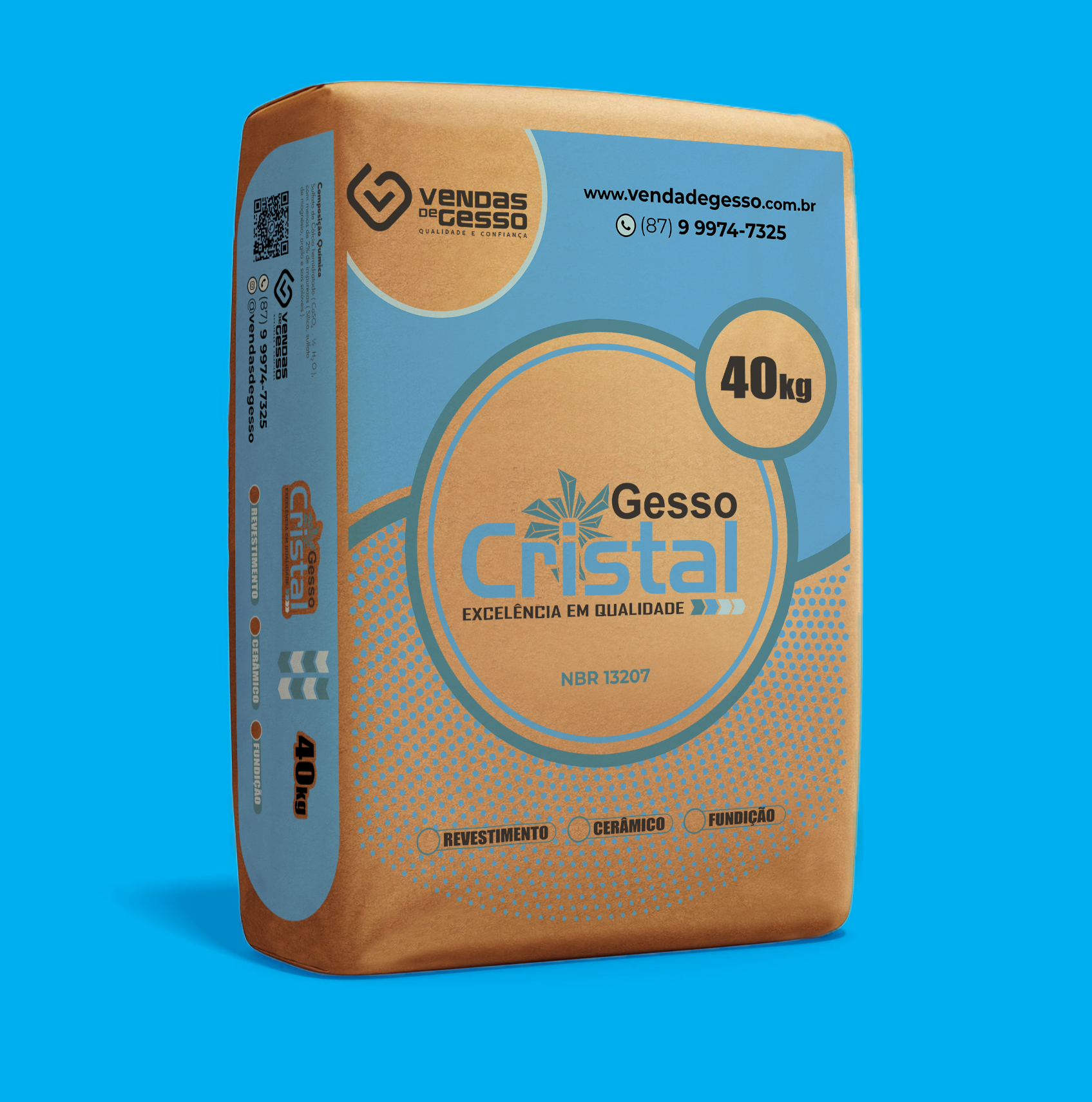 Item Gesso Revestimento Cristal