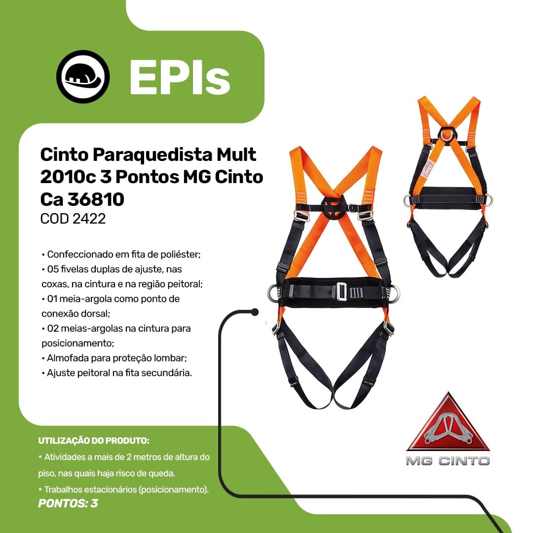 Item EPIs - Cinto Paraquedista