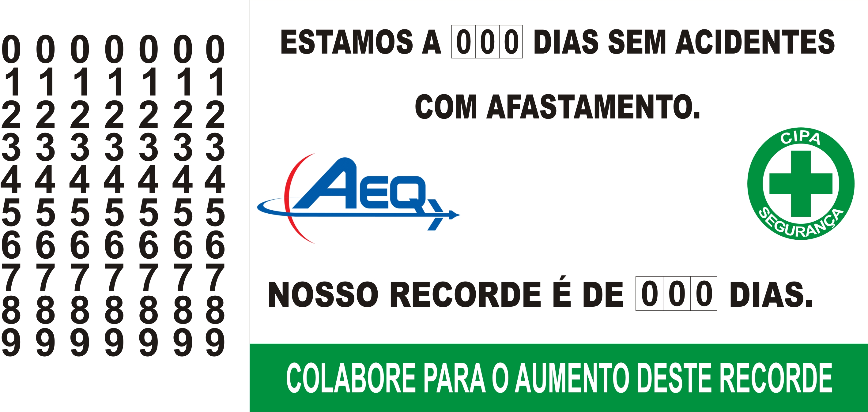 Item PLACAS DE SEGURANCA