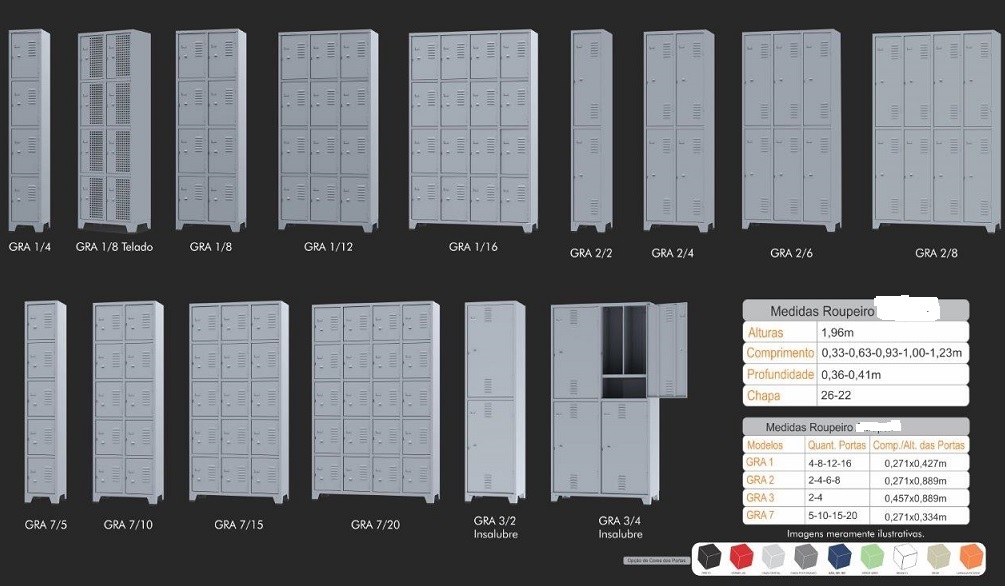 Item Armário pra vestiário