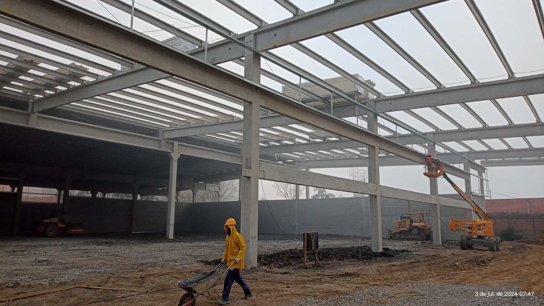 Item Telha superior trapézio 100/950 + pir 50mm+ telha inferior tp100/950