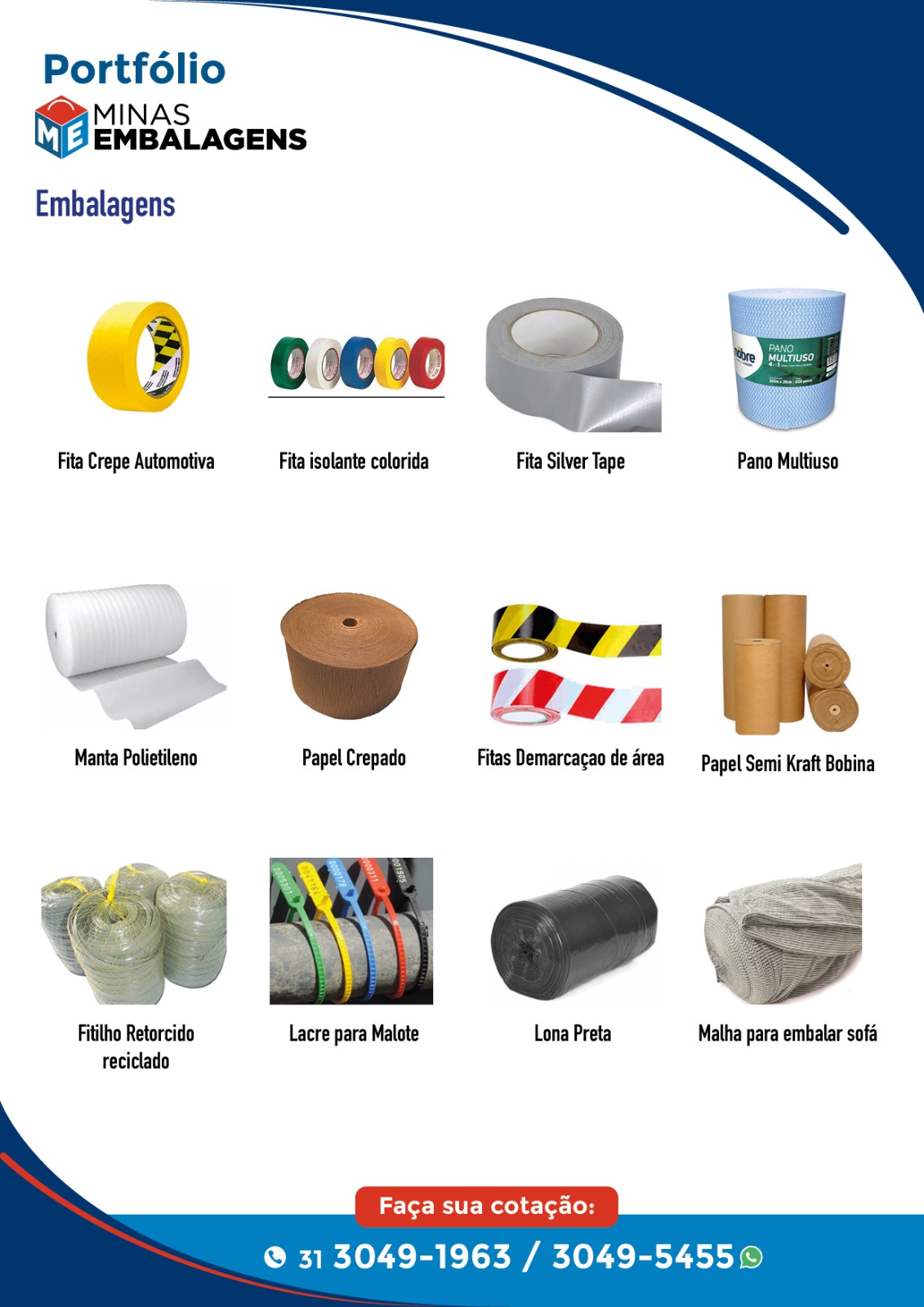 Item Portifolio Minas Embalagens