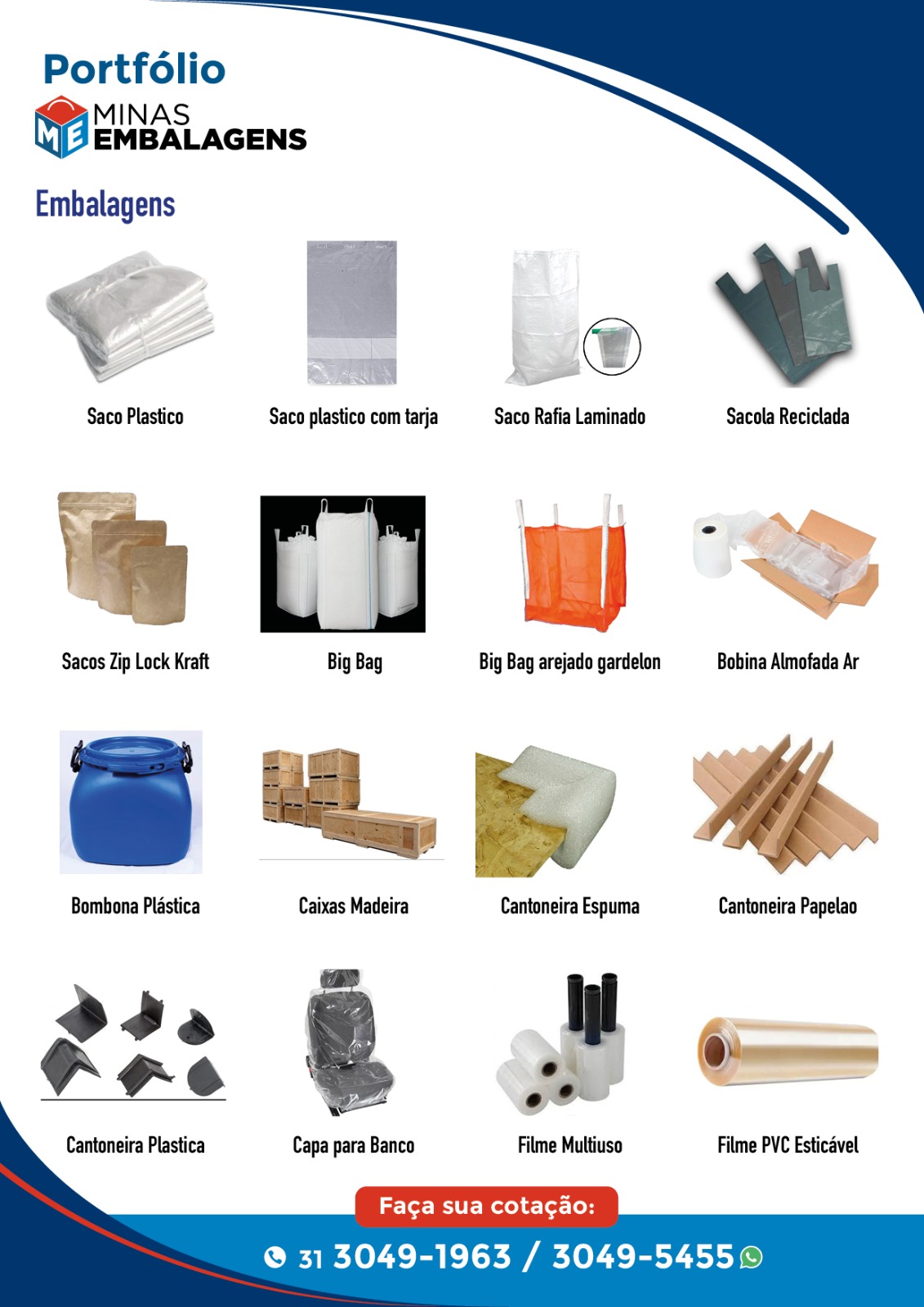Item Portifolio Minas Embalagens