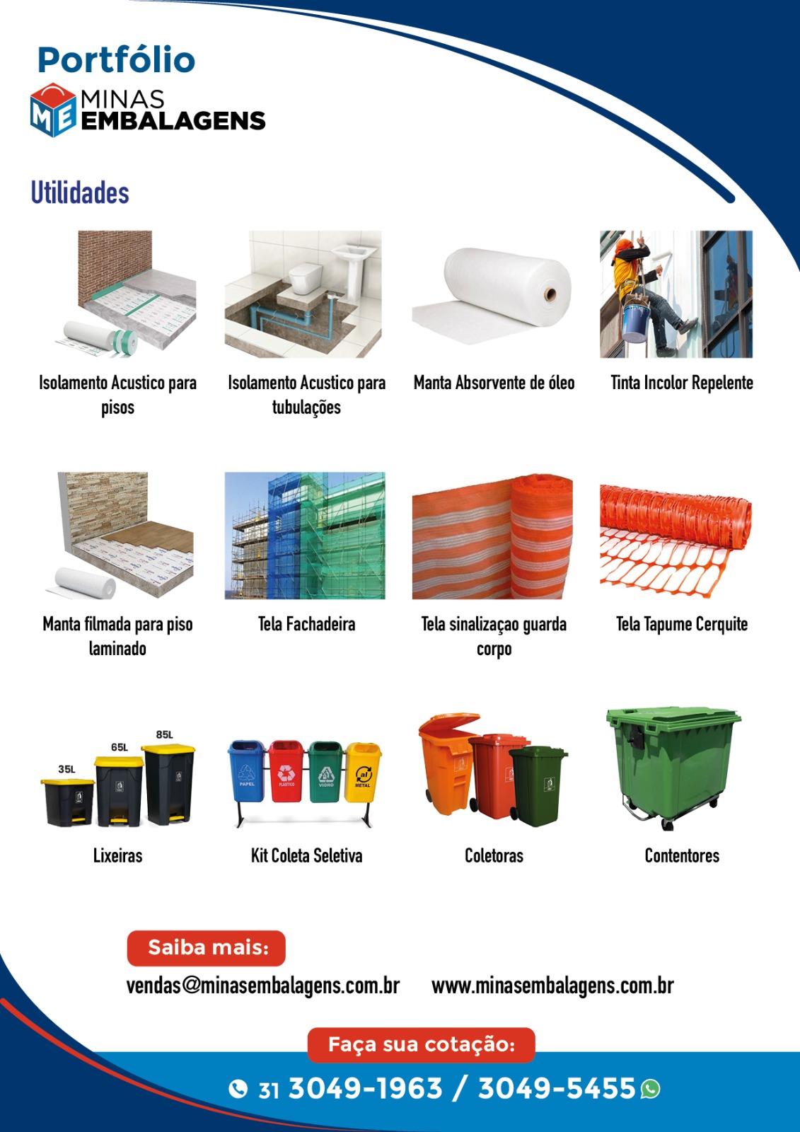 Item Portifolio Minas Embalagens