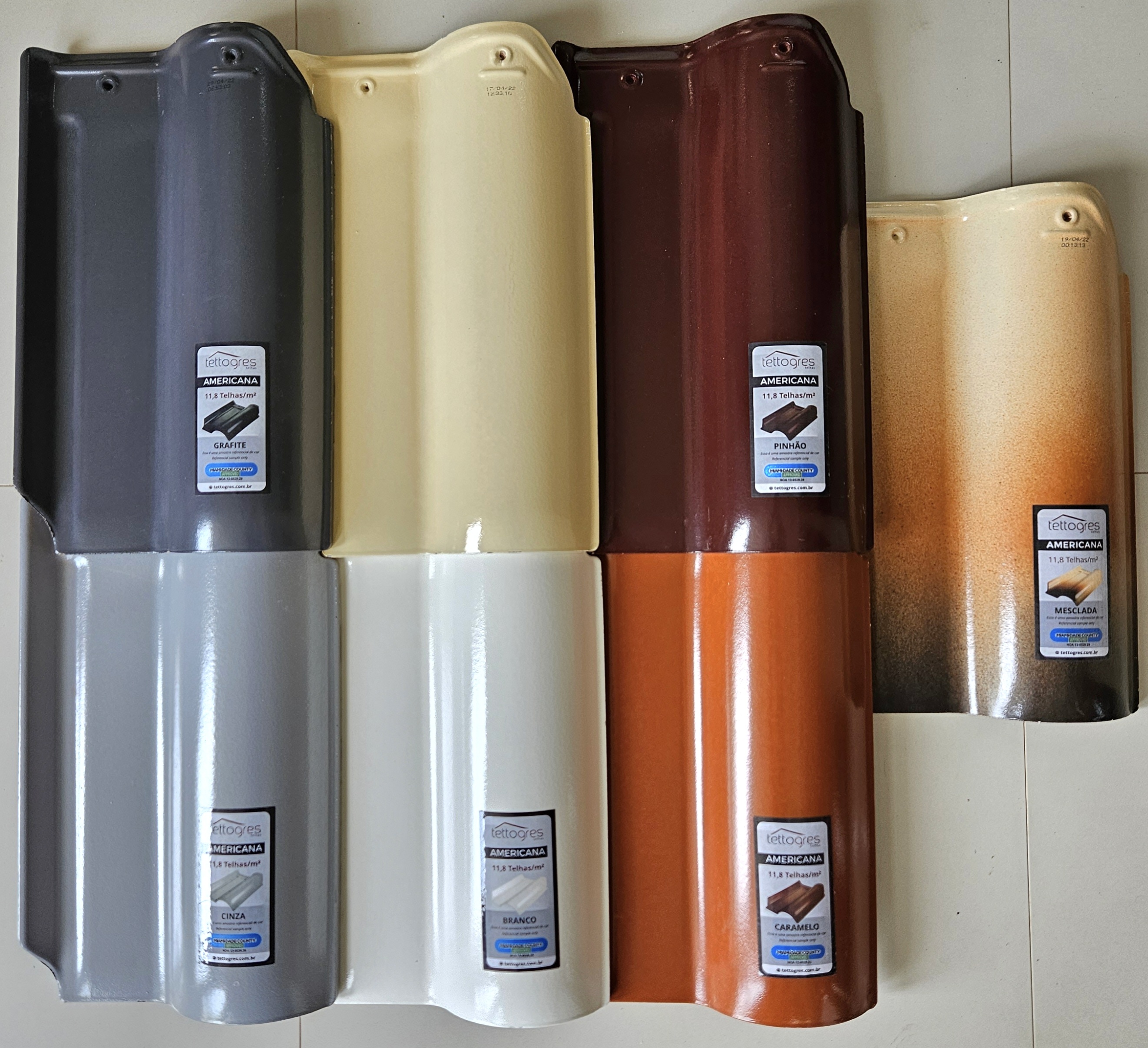 Item Telhas Cerâmicas