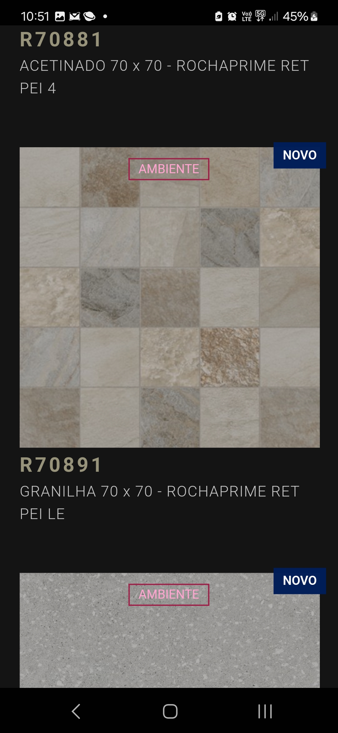 Item Pisos e Revestimentos