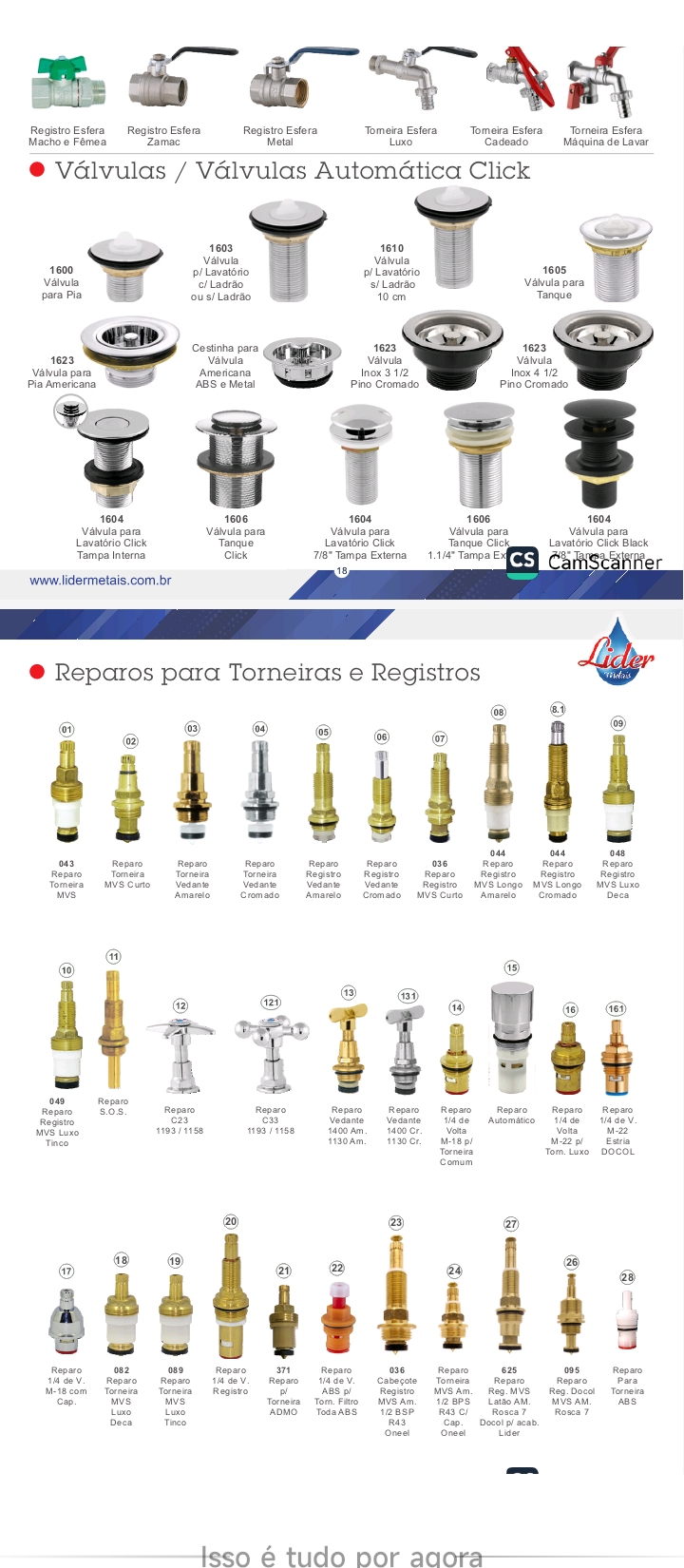 Item Metais direto da fábrica.