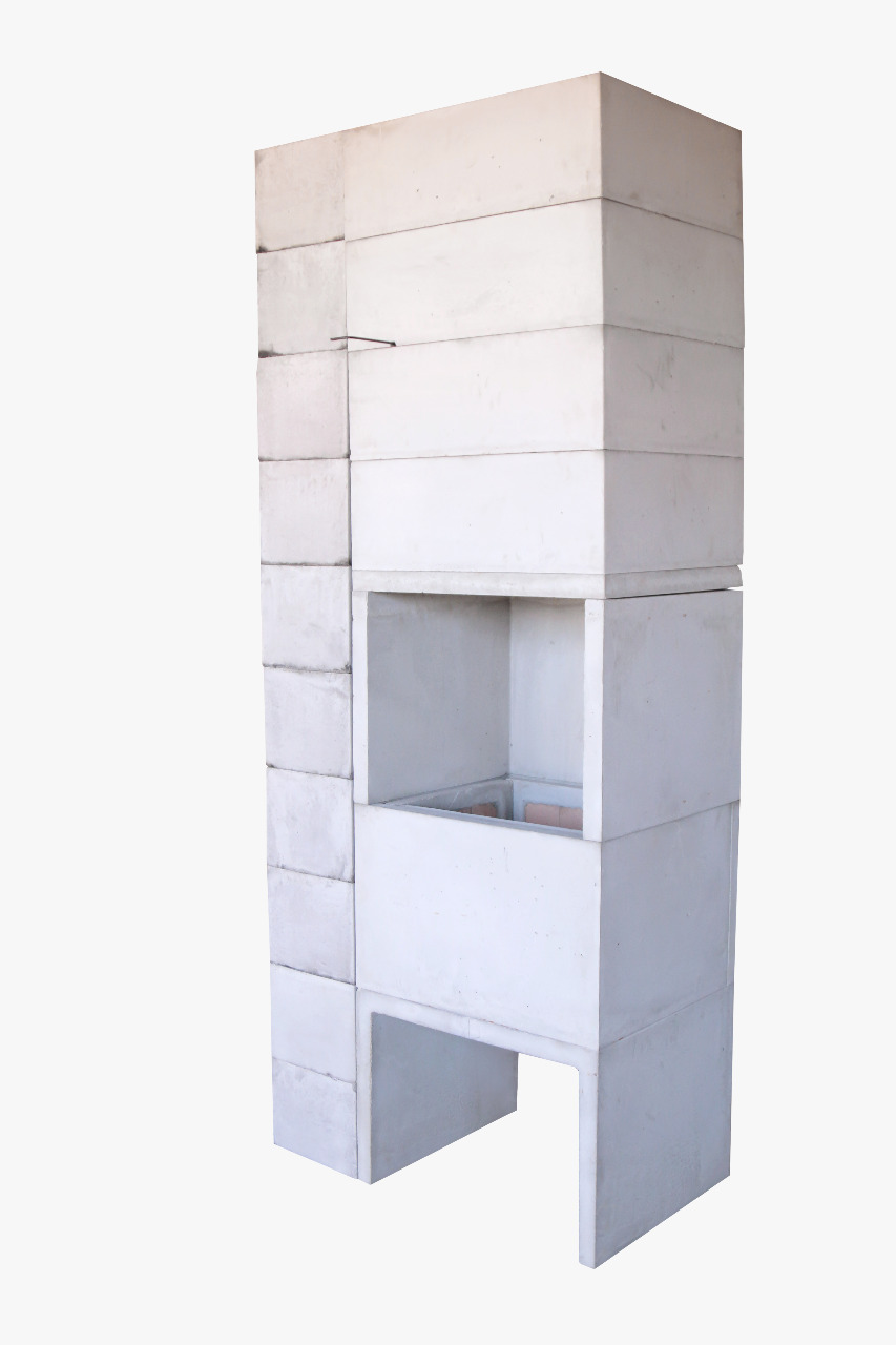 Item Churrasqueira predial pre moldada