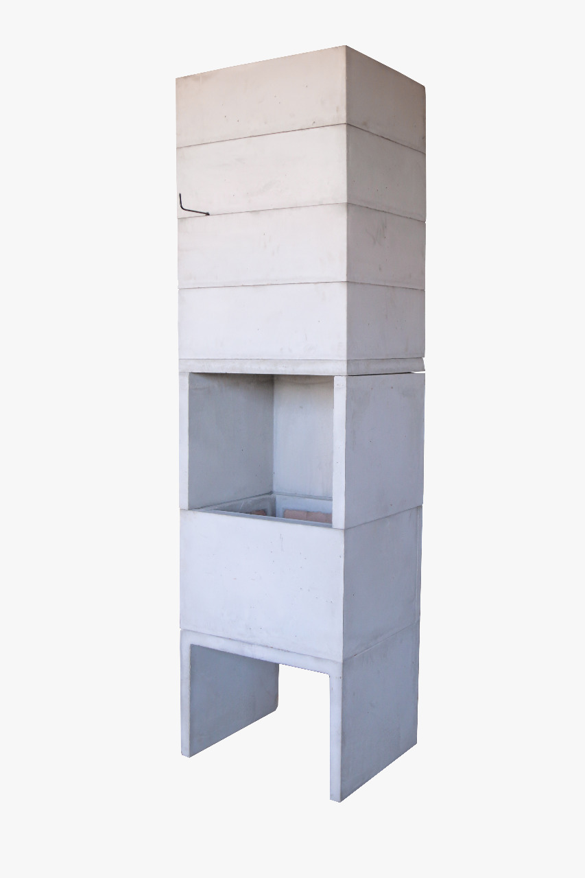 Item Churrasqueira predial pre moldada