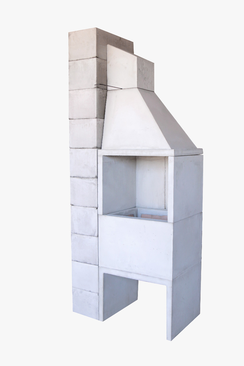 Item Churrasqueira predial pre moldada