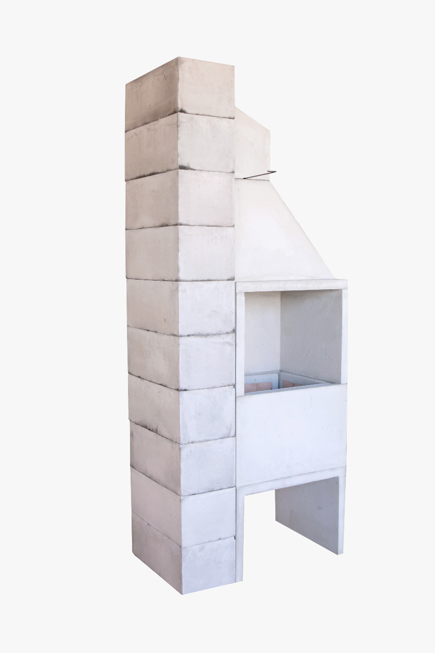 Item Churrasqueira predial pre moldada