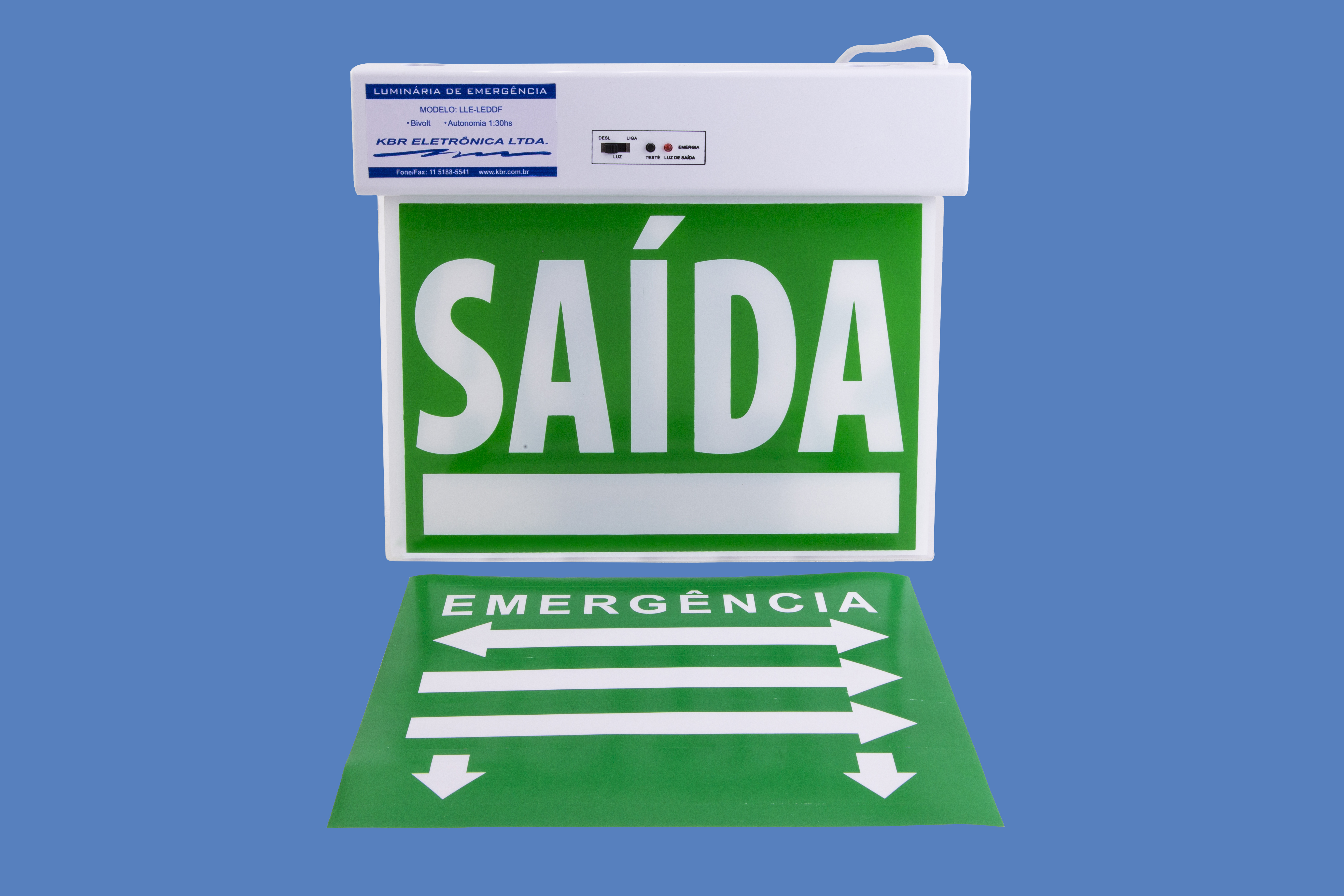 Item Iluminação de emergência: luminárias