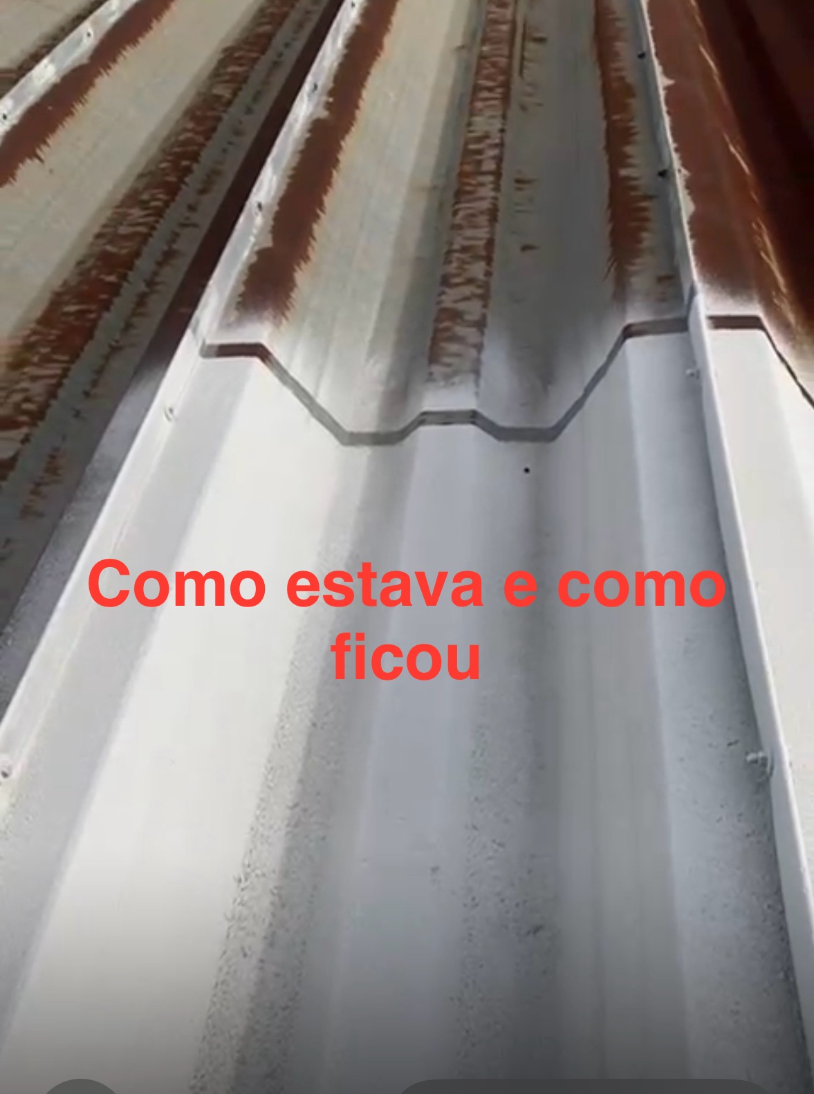 Item Recuperação de Cobertura Metálica