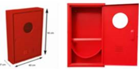 Item Mangueira Hidrante 90x60x17 Sobrepor Incêndio