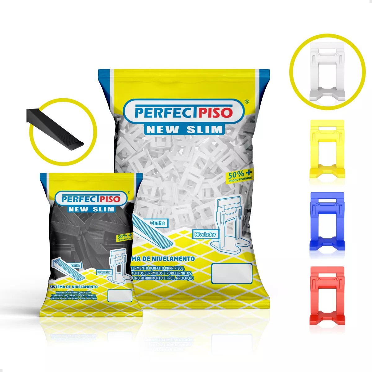 Item ESPAÇADORES DE PISOS LINHA SLIM