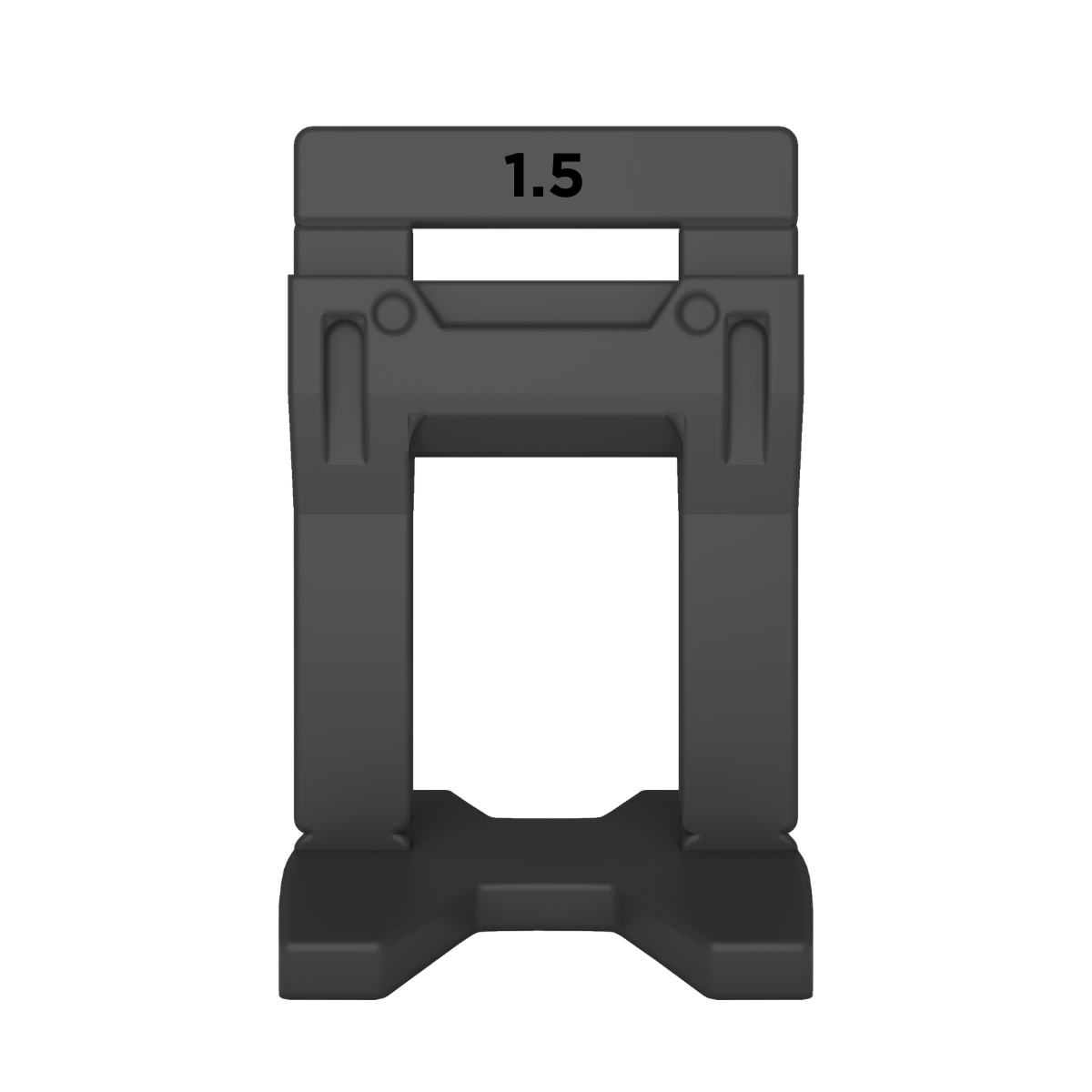 Item ESPAÇADORES DE PISOS LINHA SLIM ECO BLACK