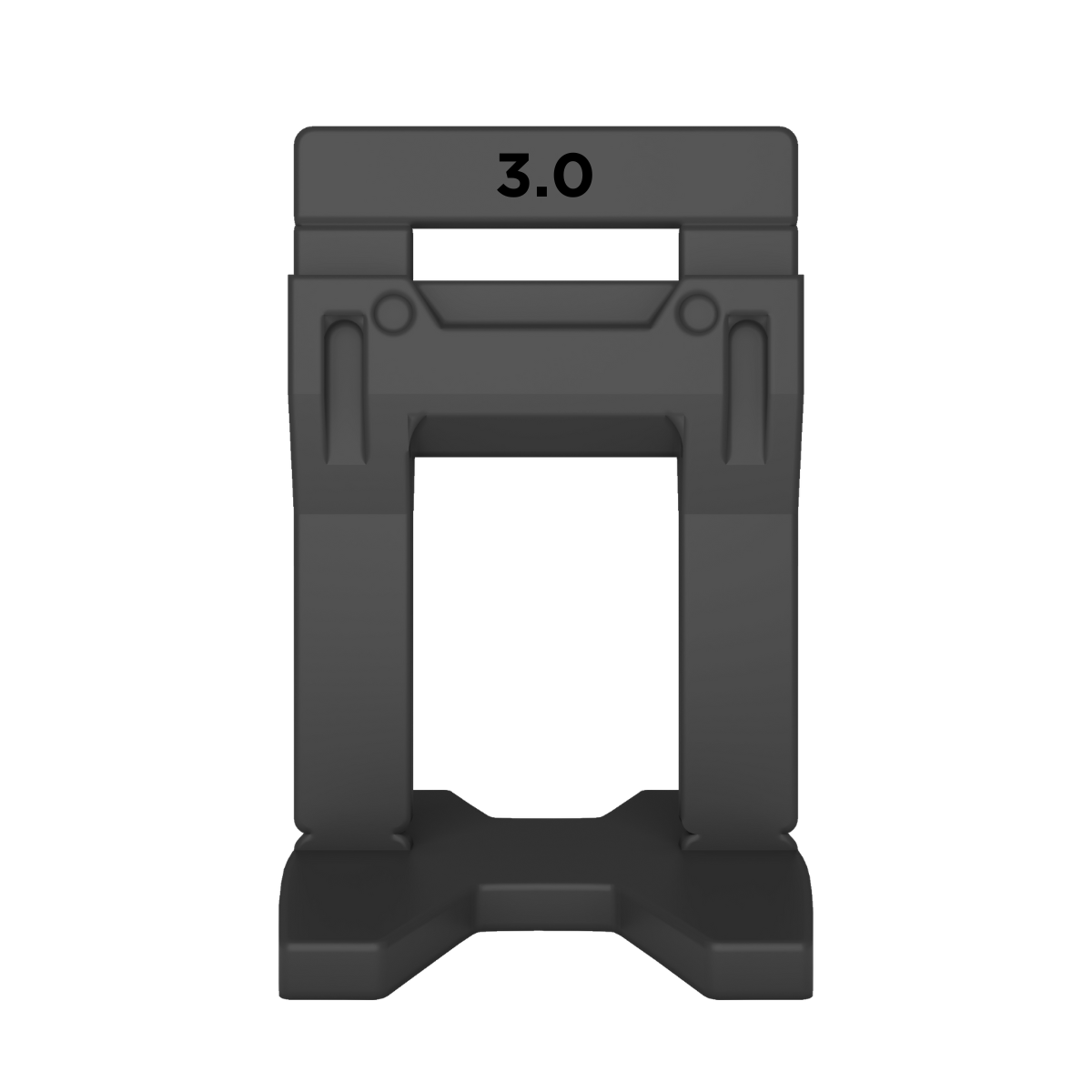Item ESPAÇADORES DE PISOS LINHA SLIM ECO BLACK