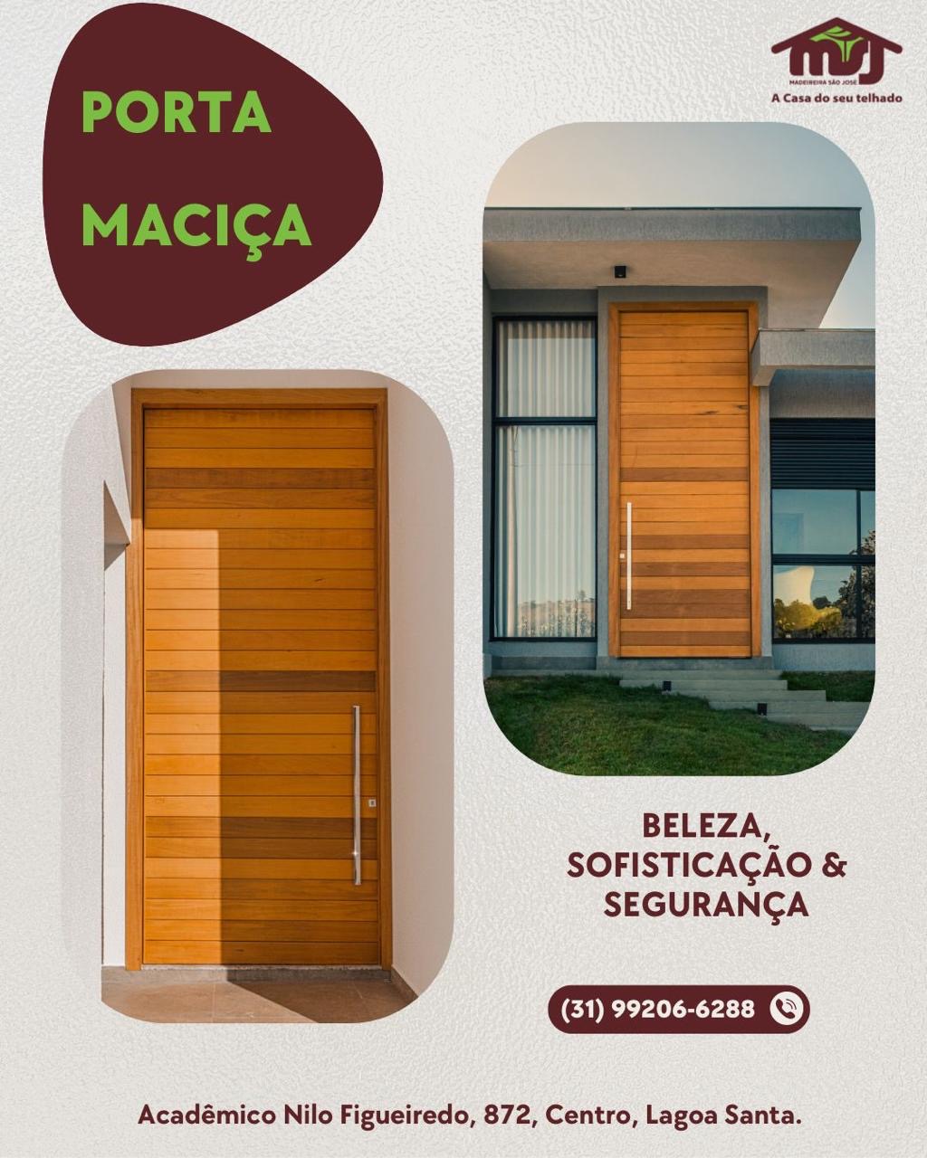Item Portas maciças pivotantes
