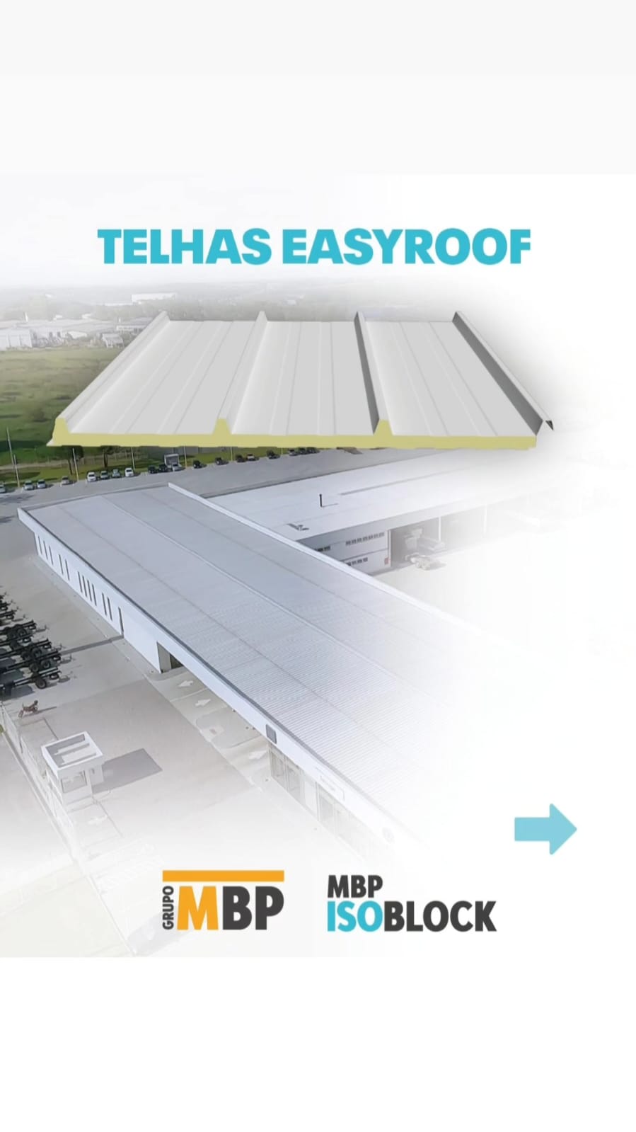 Item TELHAS EASYROOF - TELHAS SANDUÍCHE