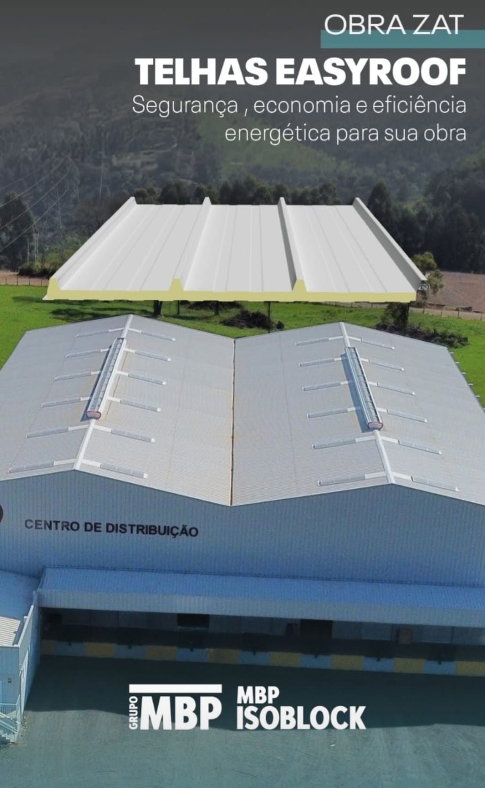 Item TELHAS EASYROOF - TELHAS SANDUÍCHE