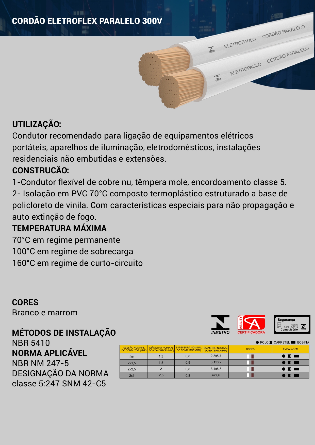 Item Catálogo EletroPaulo 2026