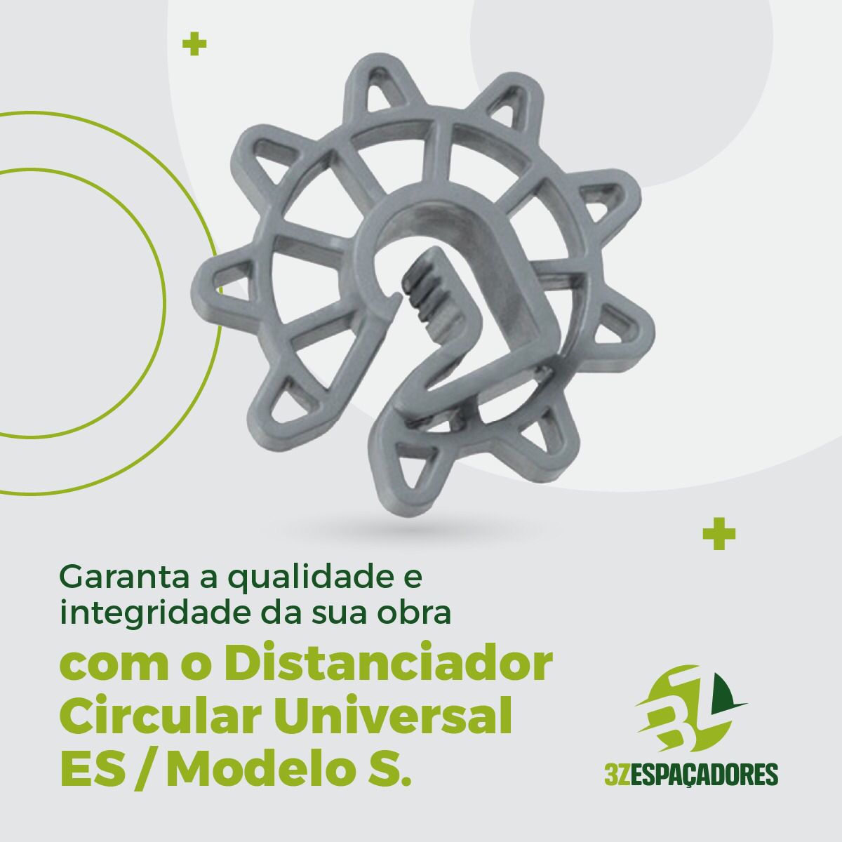 Item Espaçador/Distanciador Circular Universal ES/Modelo S