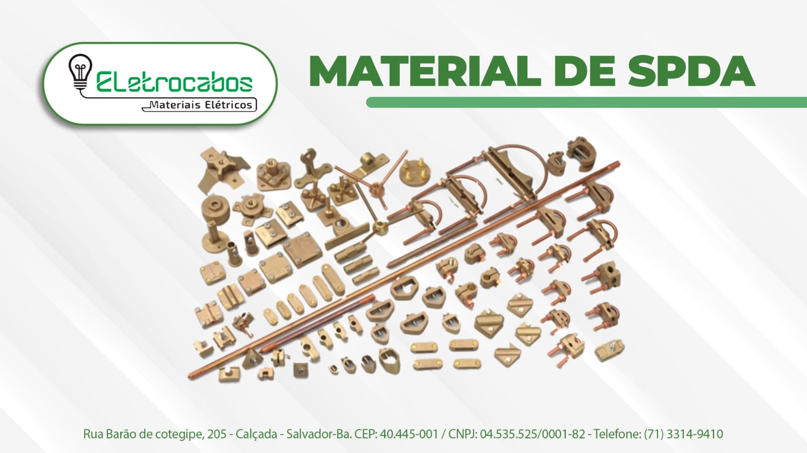 Item Materiais elétricos de baixa e alta tensão.
