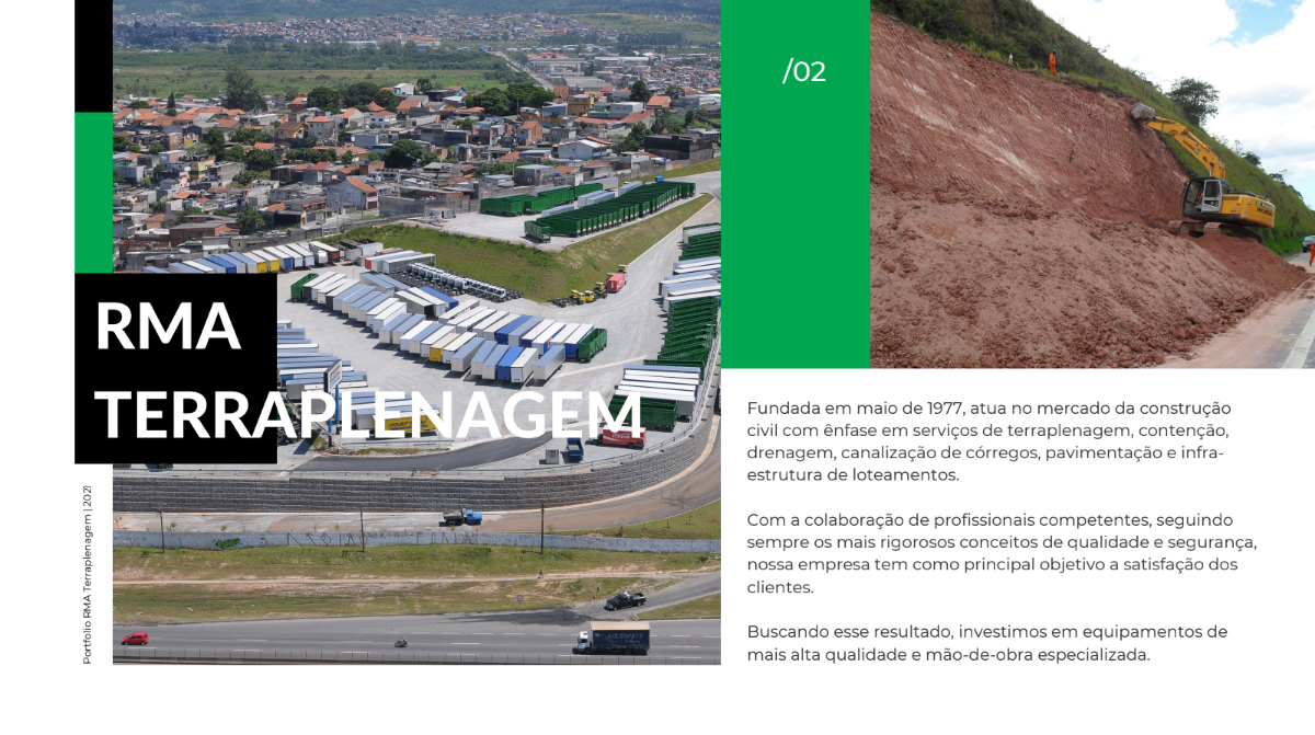 Item RMA TERRAPLENAGEM