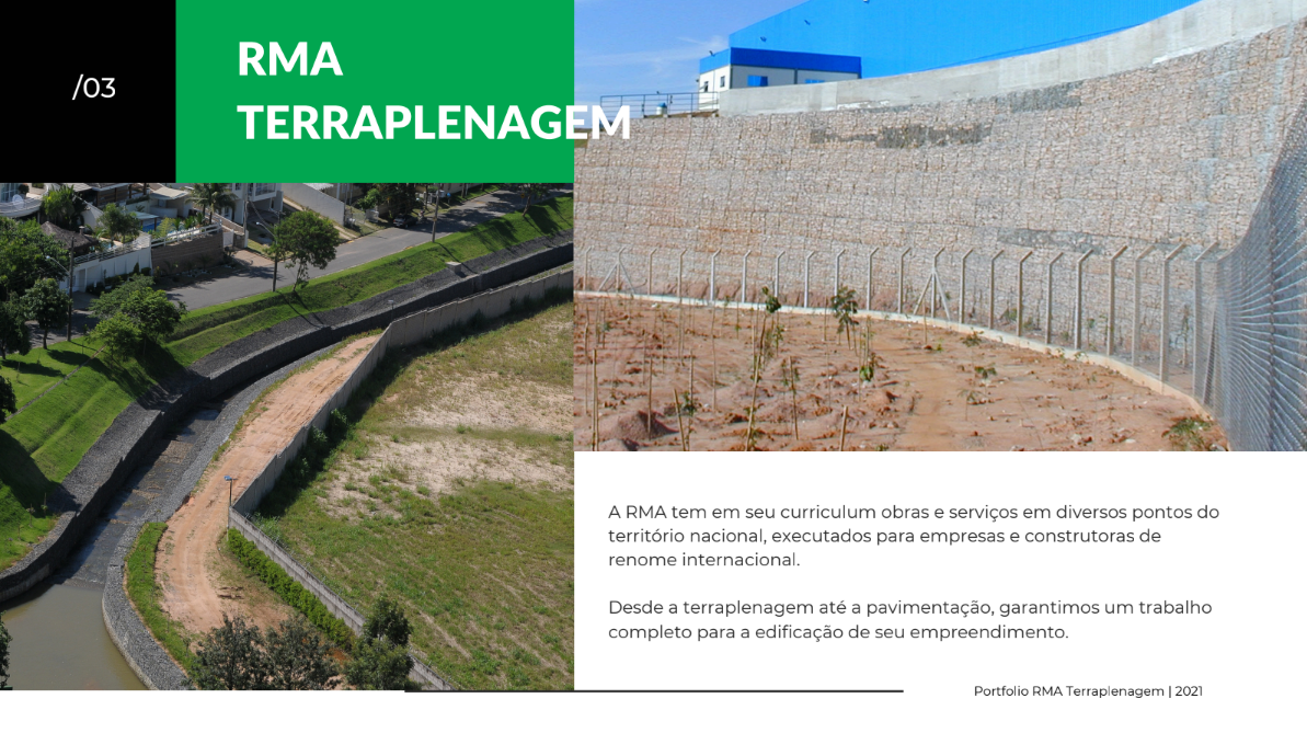Item RMA TERRAPLENAGEM